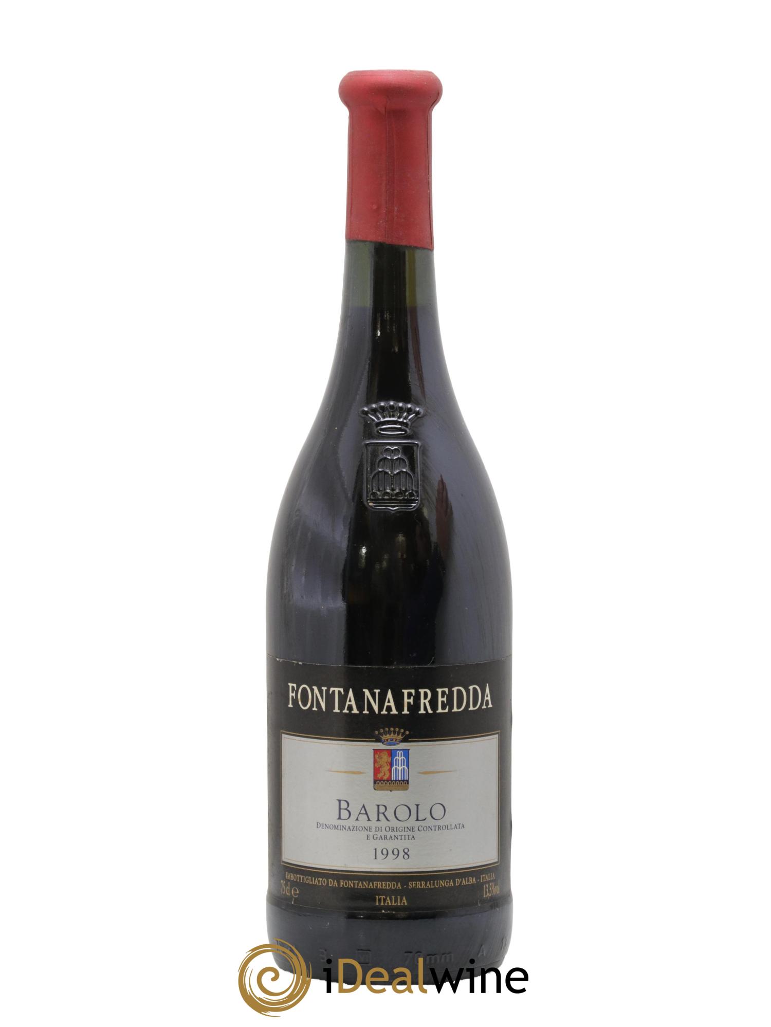 Barolo DOCG Fontanafredda 1998 - Lot of 1 bottle - 0