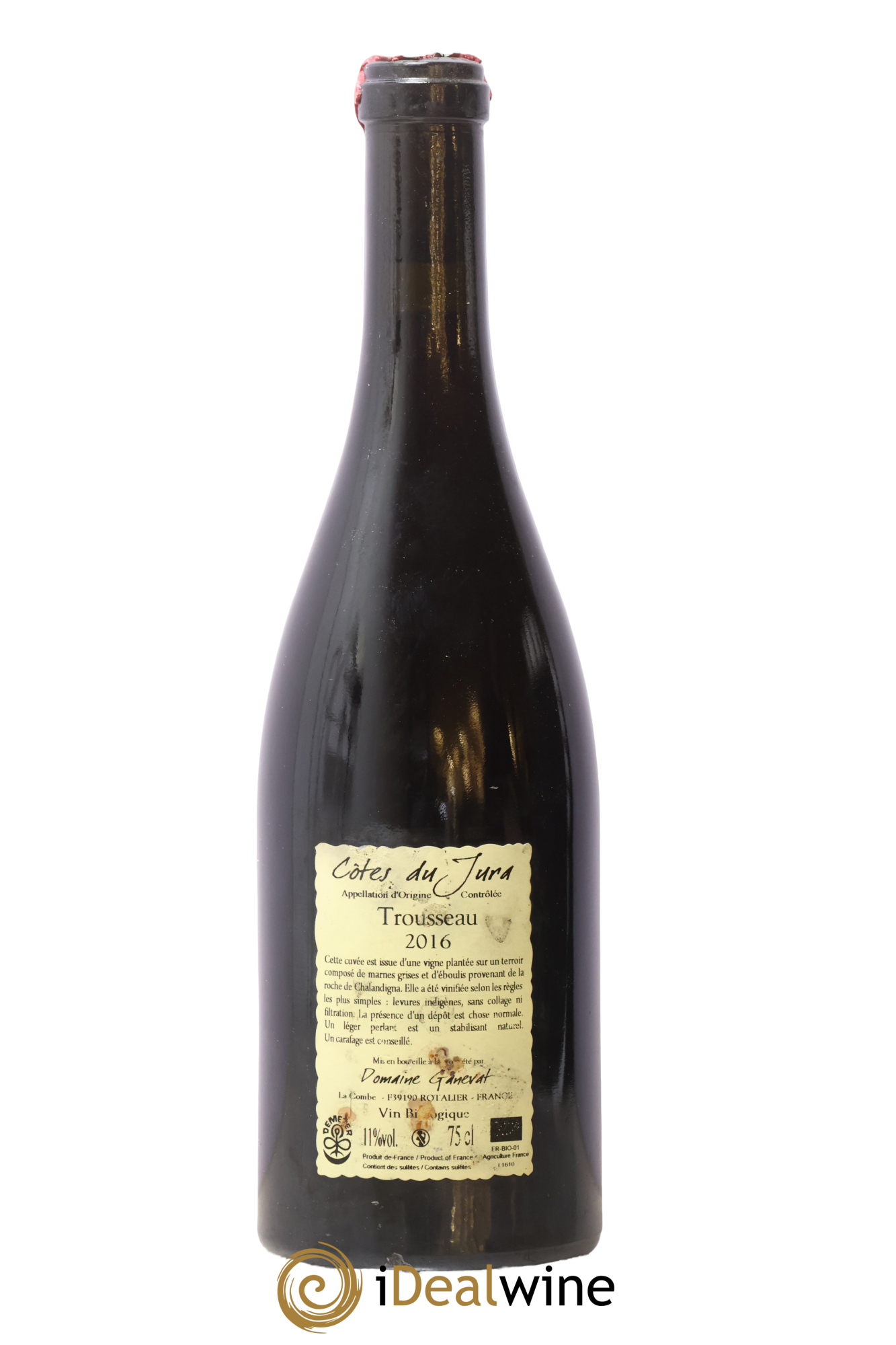 Côtes du Jura Plein Sud Jean-François Ganevat (Domaine) 2016 - Lot of 1 bottle - 1