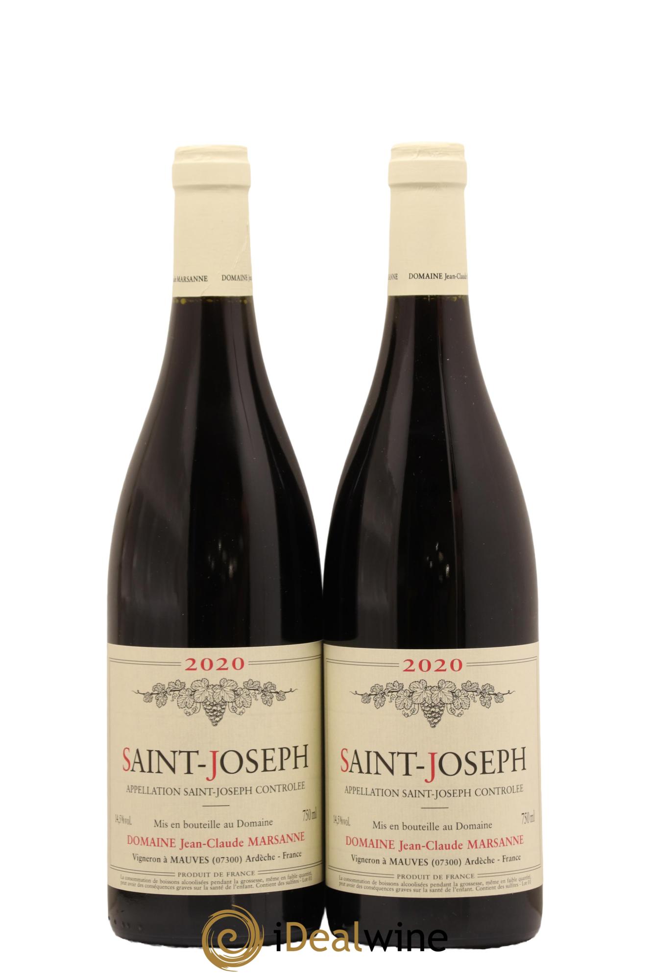 Saint-Joseph Jean-Claude Marsanne (Domaine) 2020 - Lot de 2 bouteilles - 0