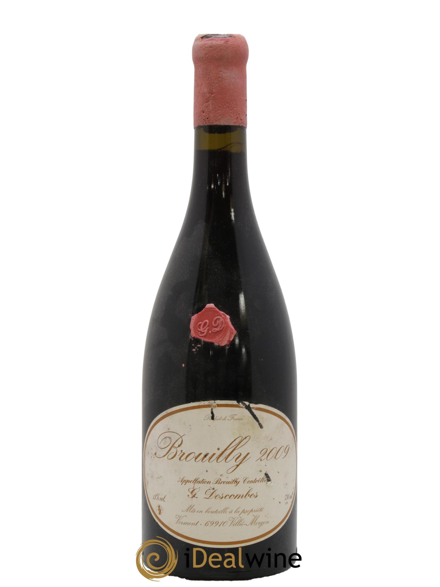 Brouilly Vieilles vignes Georges Descombes (Domaine) 2009 - Lot de 1 bouteille - 0