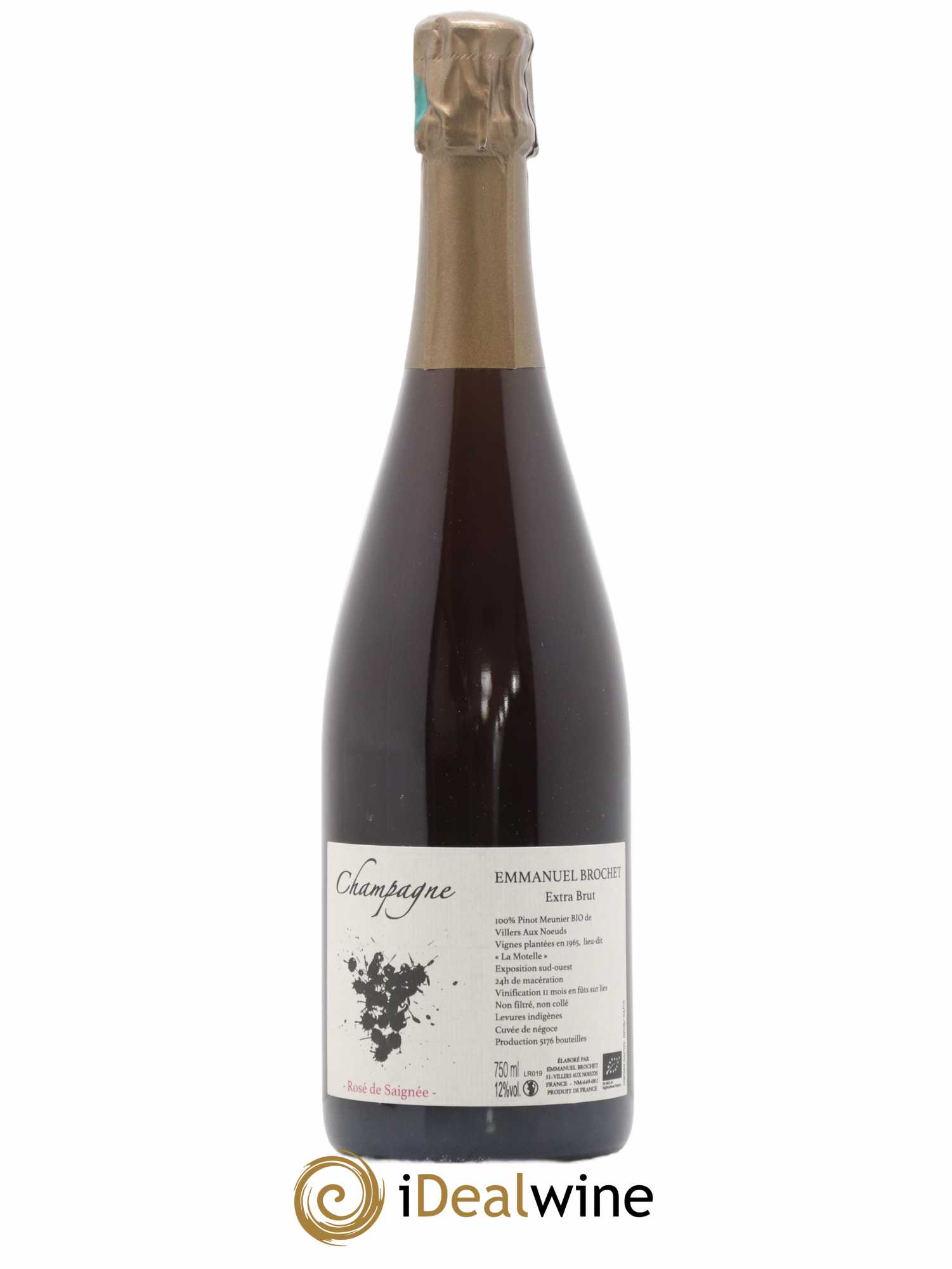 Rosé de Saignée Extra-Brut Emmanuel Brochet 2019 - Lot de 1 bouteille - 0