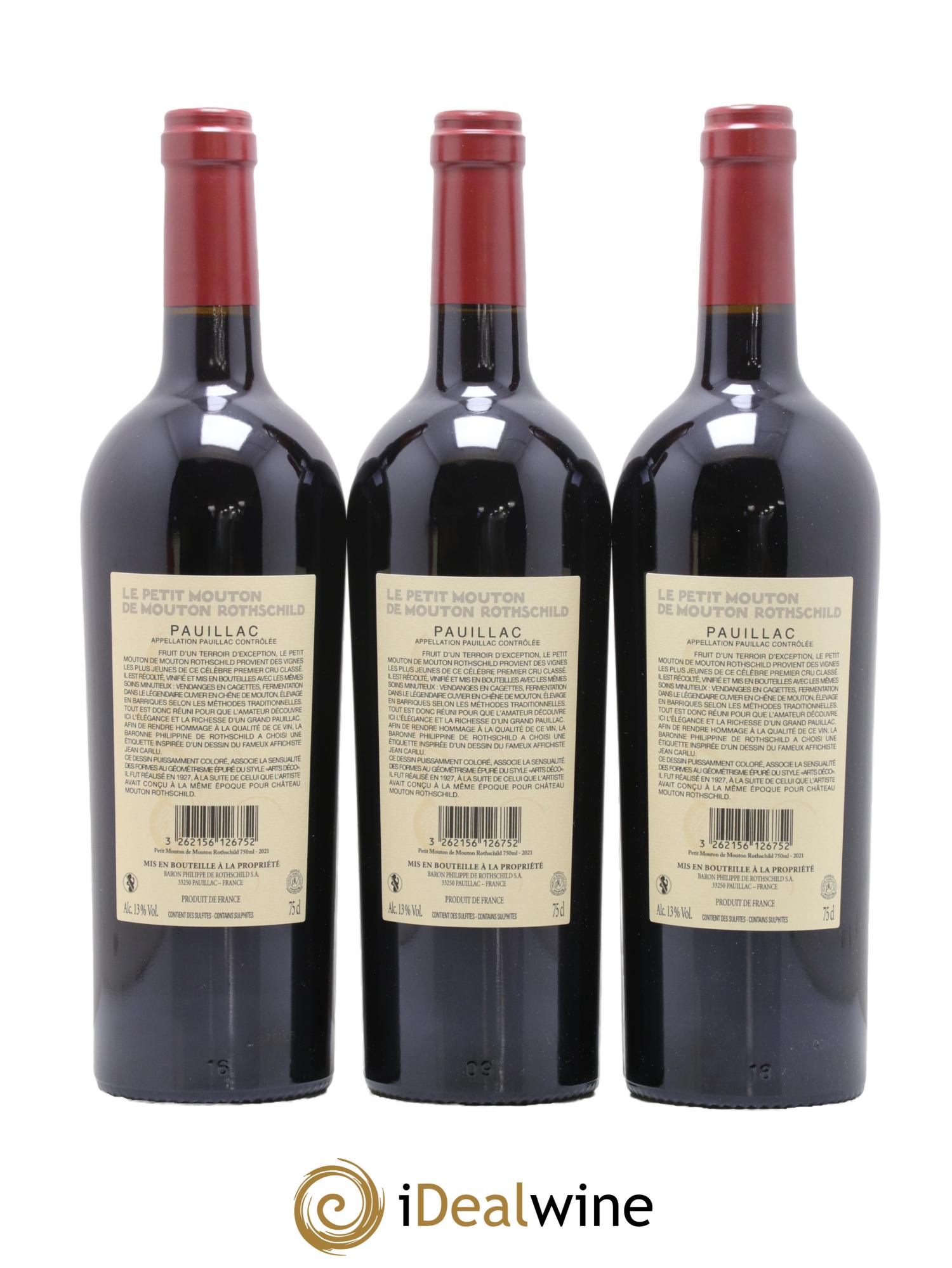 Petit Mouton Second Vin 2021 - Lot de 6 bouteilles - 4