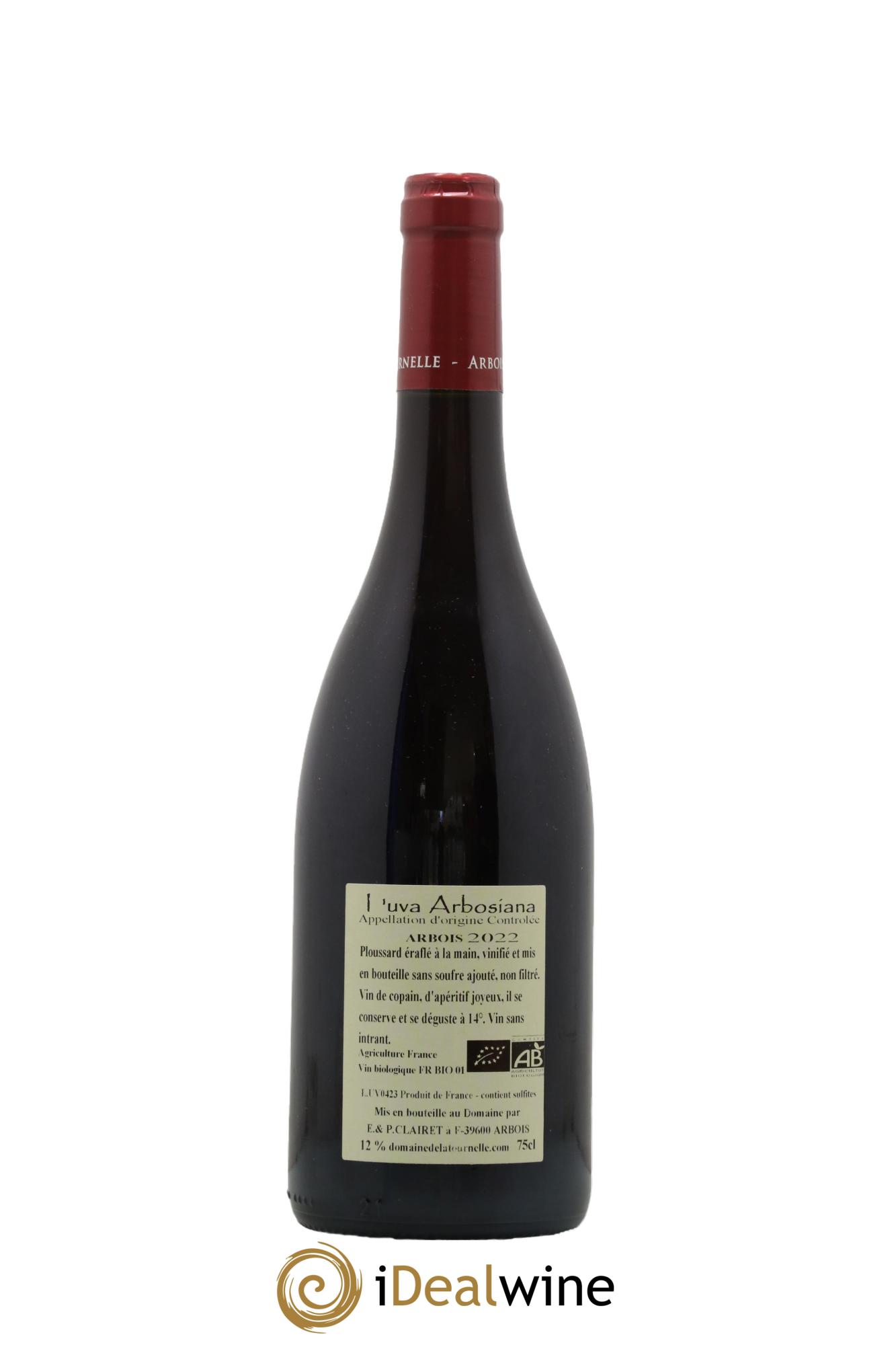 Arbois Uva Arbosiana Domaine de la Tournelle  2022 - Posten von 1 Flasche - 1