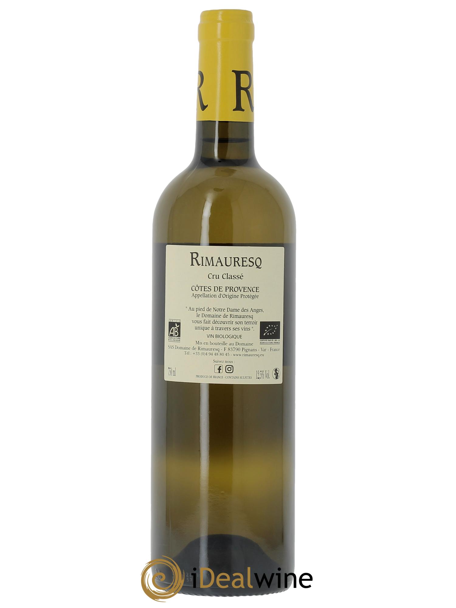 Côtes de Provence Rimauresq R de Rimauresq 2023 - Lot de 1 bouteille - 1