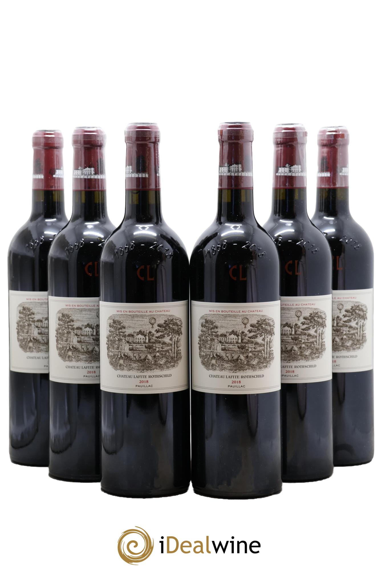 Château Lafite Rothschild 1er Grand Cru Classé 2018 - Lot of 6 bottles - 0