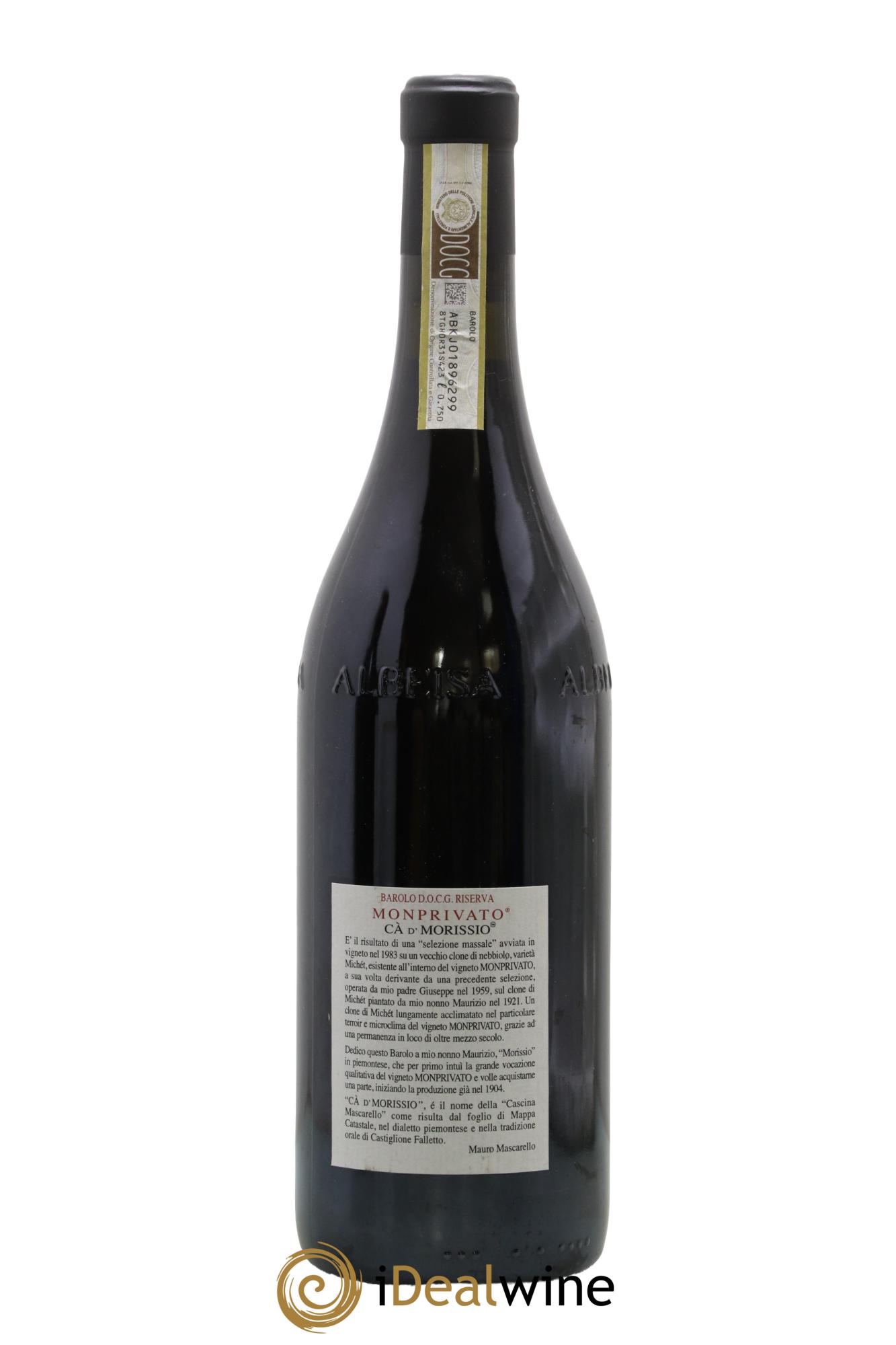 Barolo DOCG Monprivato Ca D' Morissio Riserva Giuseppe Mascarello 2012 - Posten von 1 Flasche - 1