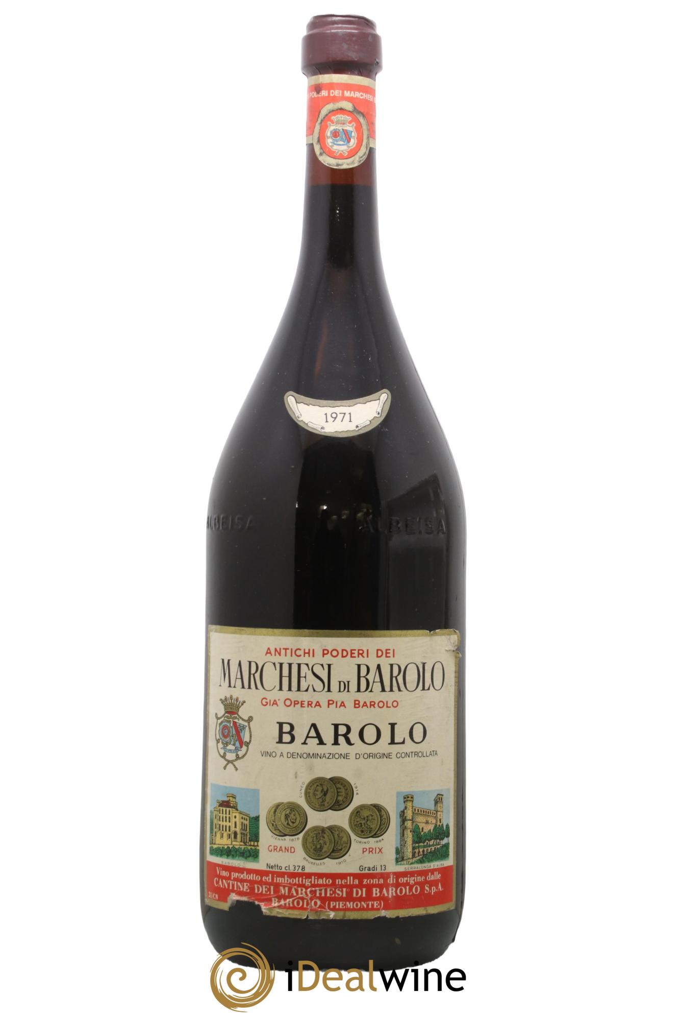 Barolo DOCG Marchesi di Barolo 1971 - Lot de 1 double magnum - 0