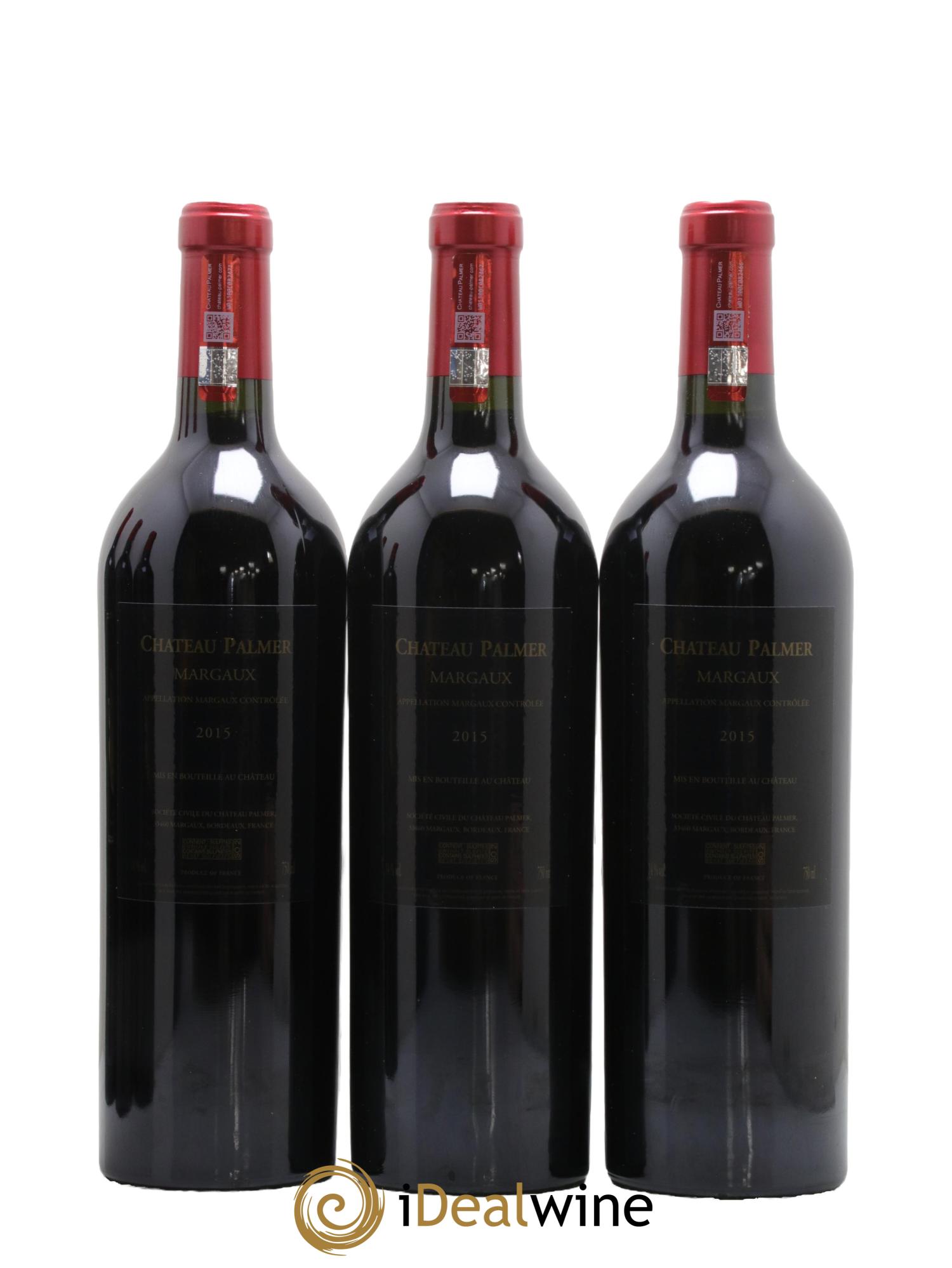 Château Palmer 3ème Grand Cru Classé 2015 - Lot de 6 bouteilles - 2