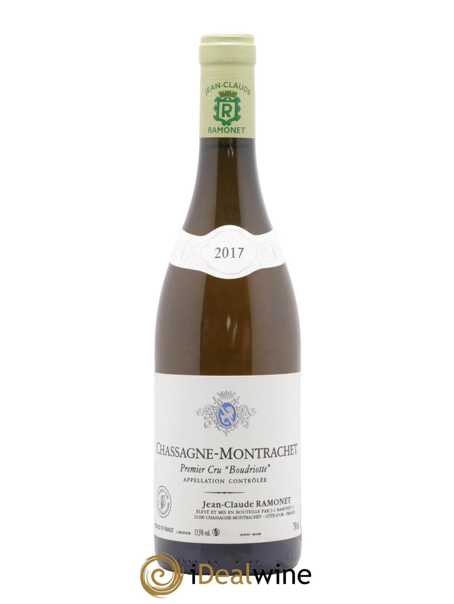 Chassagne-Montrachet 1er Cru Boudriotte Ramonet (Domaine) 2017 - Lot de 1 bouteille - 0