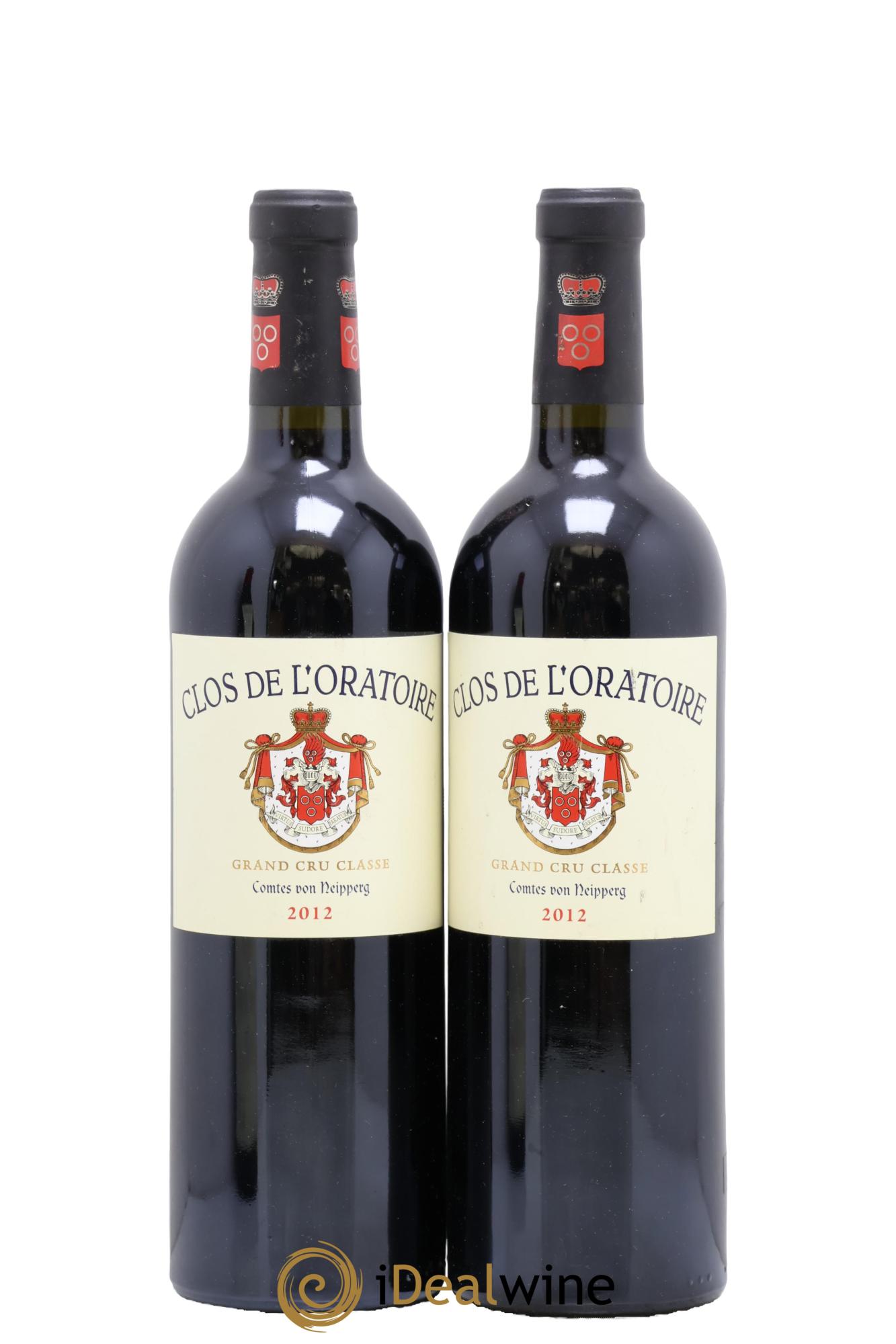 Clos de l'Oratoire Grand Cru Classé 2012 - Lotto di 2 bottiglie - 0