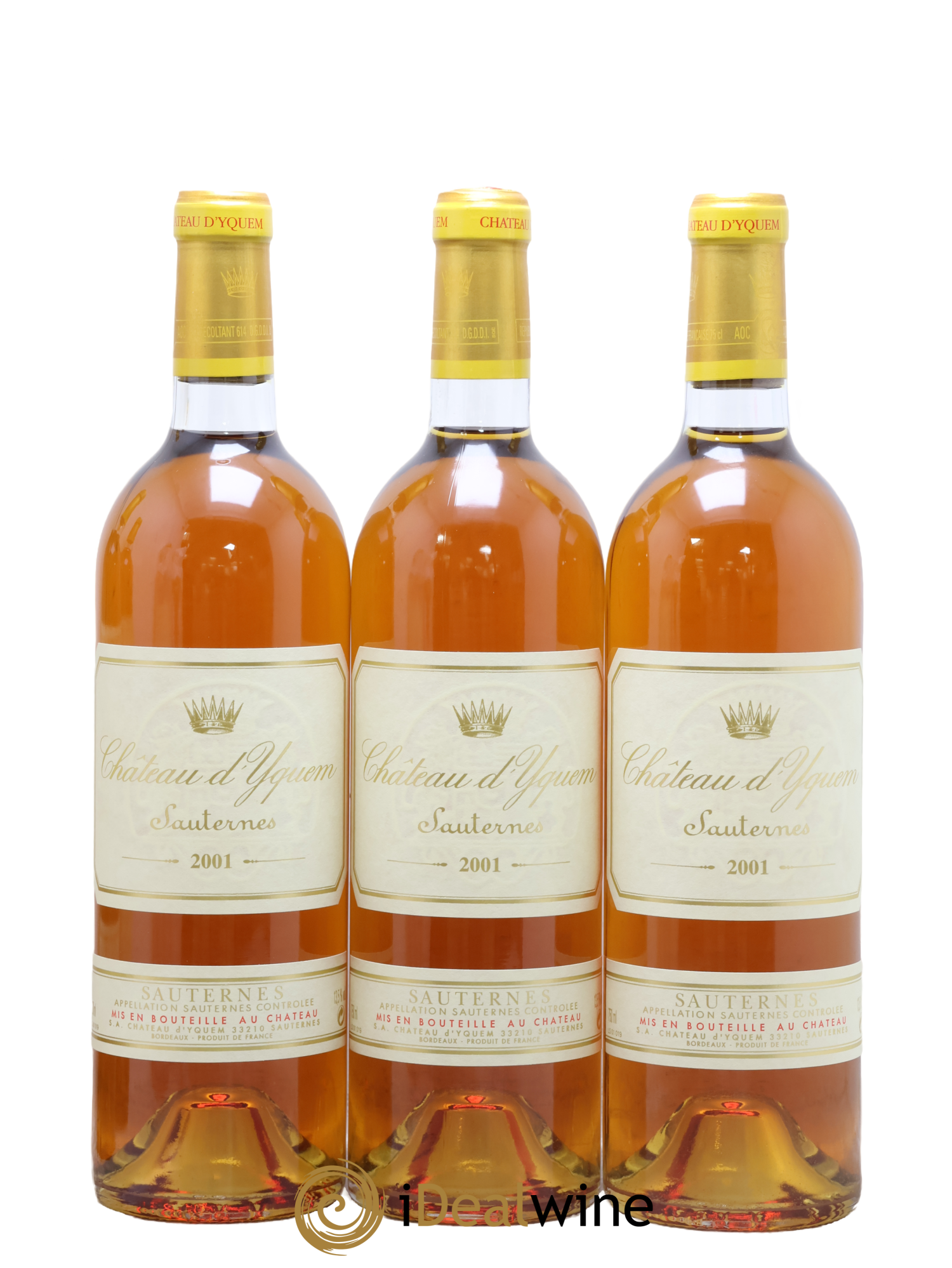 Château d' Yquem 1er Cru Classé Supérieur 2001 - Lot de 6 bouteilles - 2