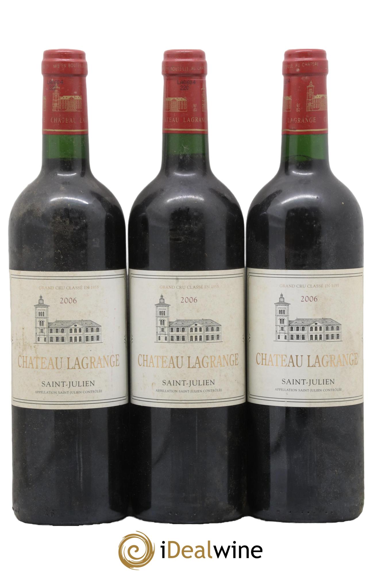 Château Lagrange 3ème Grand Cru Classé 2006 - Lotto di 3 bottiglie - 0