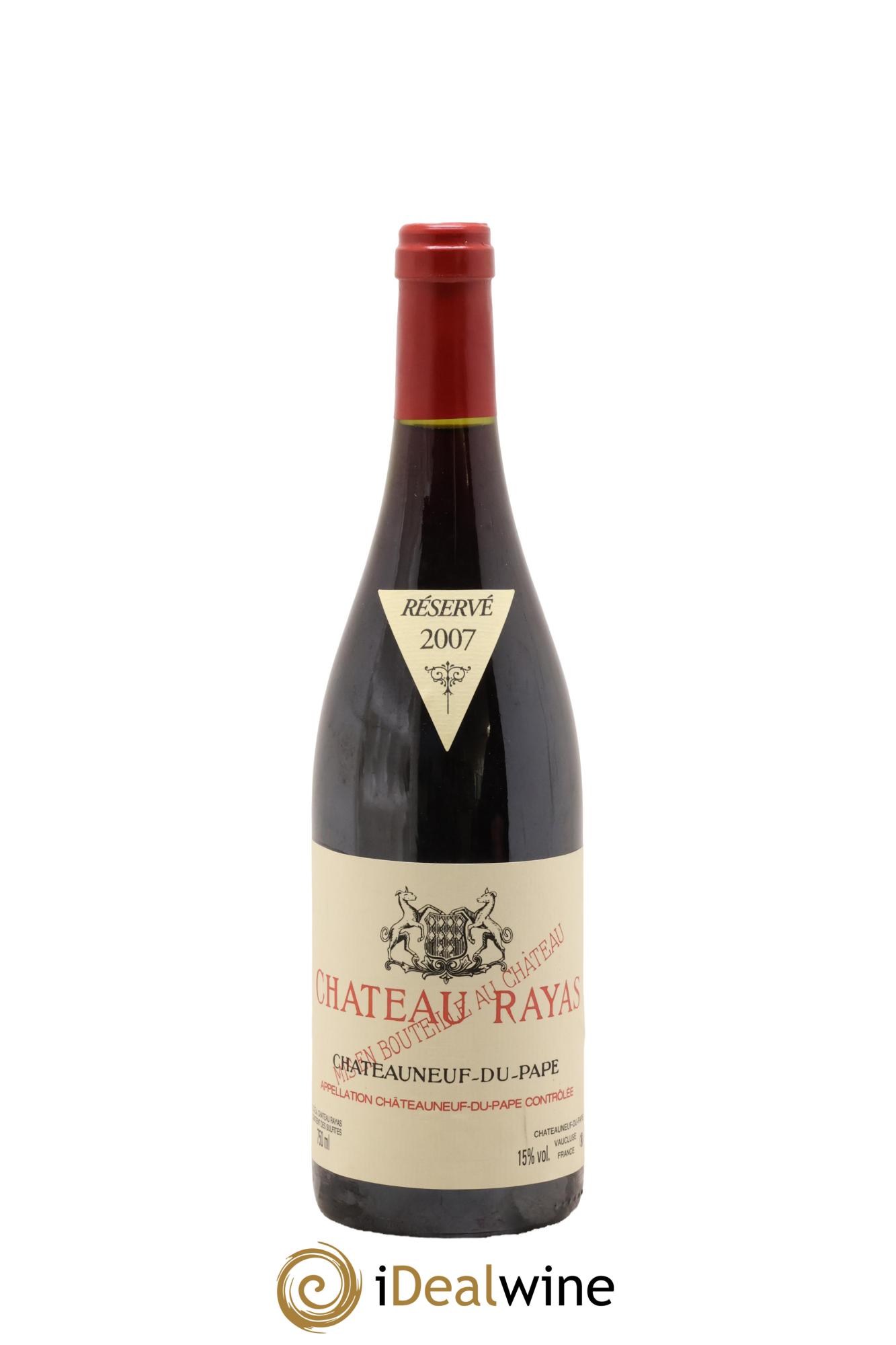 Châteauneuf-du-Pape Château Rayas Emmanuel Reynaud 2007 - Lot de 1 bouteille - 0