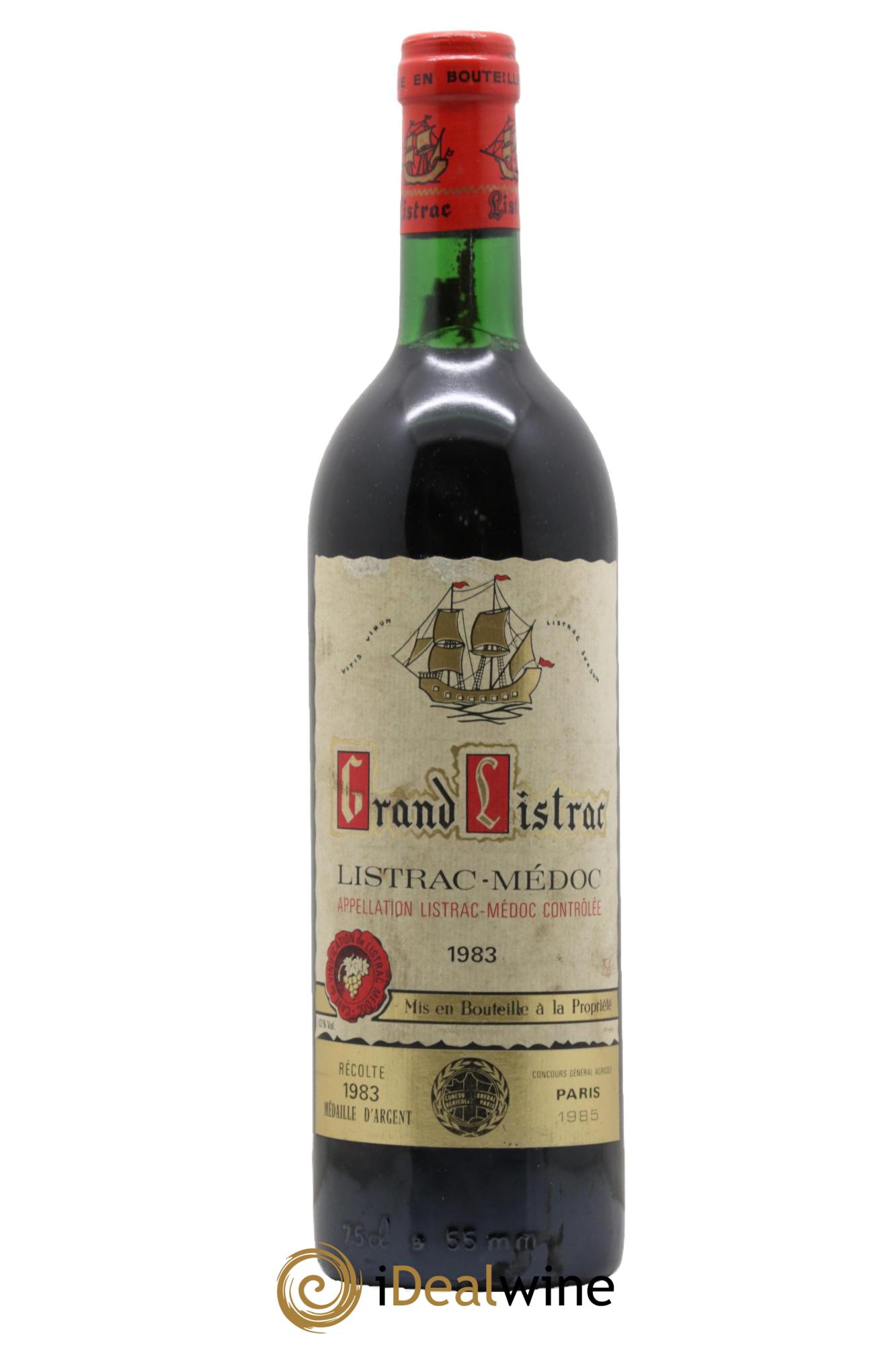 Listrac Grand Listrac 1983 - Lot de 1 bouteille - 0