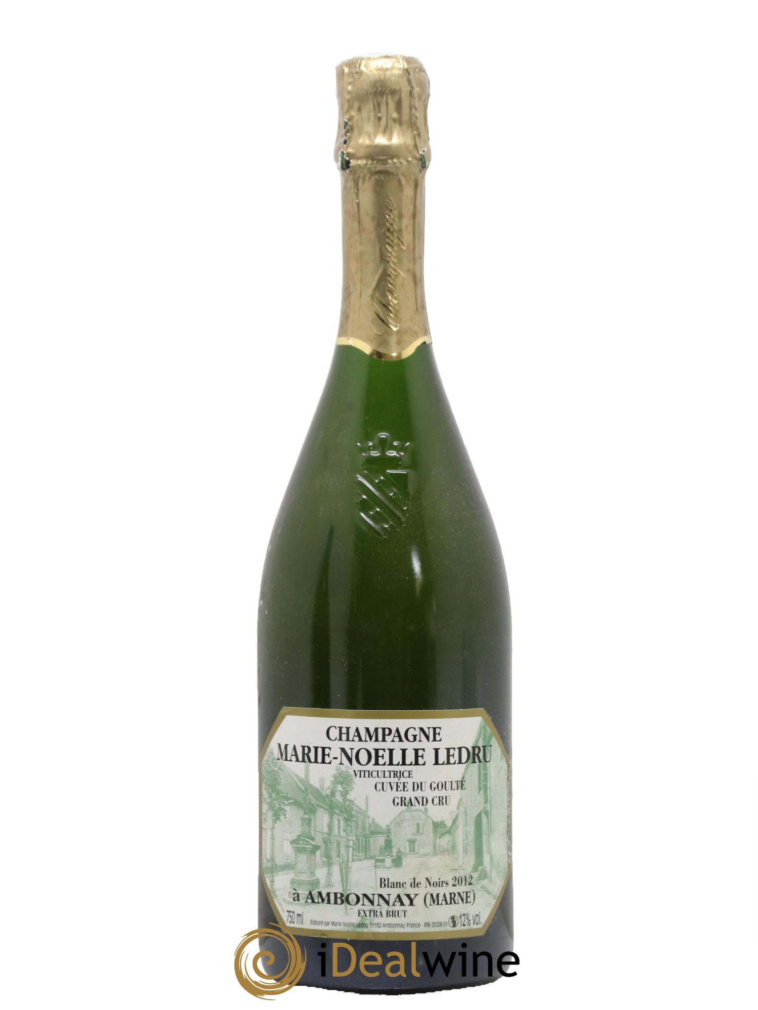 Cuvée du Goulté Blanc de Noirs Marie-Noëlle Ledru 2012 - Lot of 1 bottle - 0