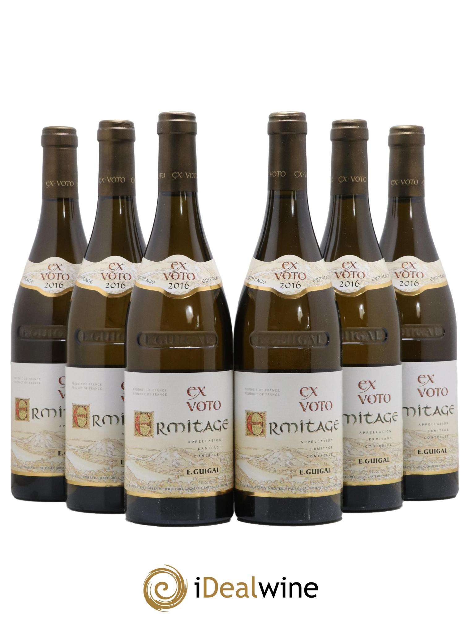 Ermitage Ex Voto Guigal 2016 - Lot de 6 bouteilles - 0