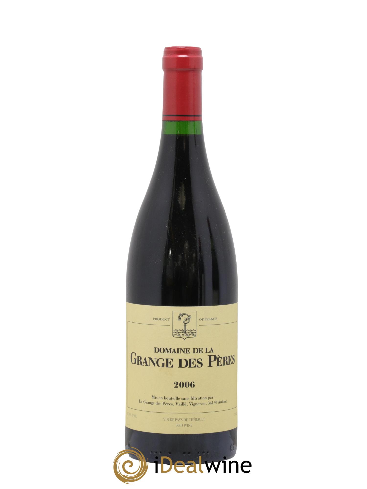 IGP Pays d'Hérault Grange des Pères Laurent Vaillé 2006 - Posten von 1 Flasche - 0