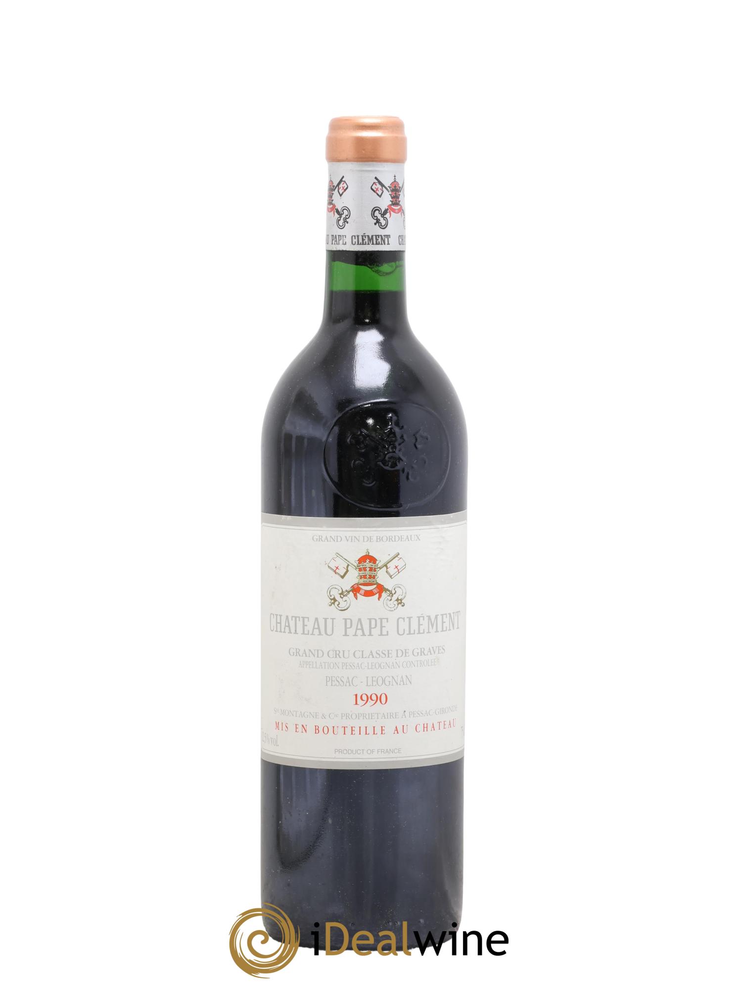 Château Pape Clément Cru Classé de Graves 1990 - Lot de 1 bouteille - 0