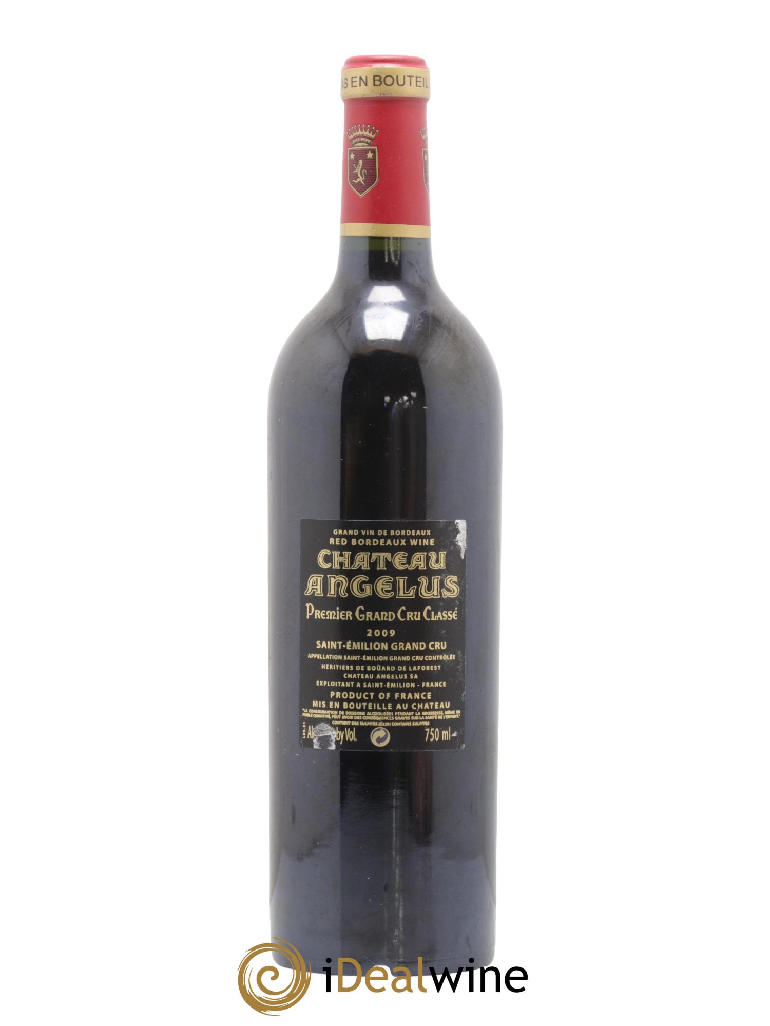 Château Angélus 1er Grand Cru Classé A 2009 - Lot de 1 bouteille - 1