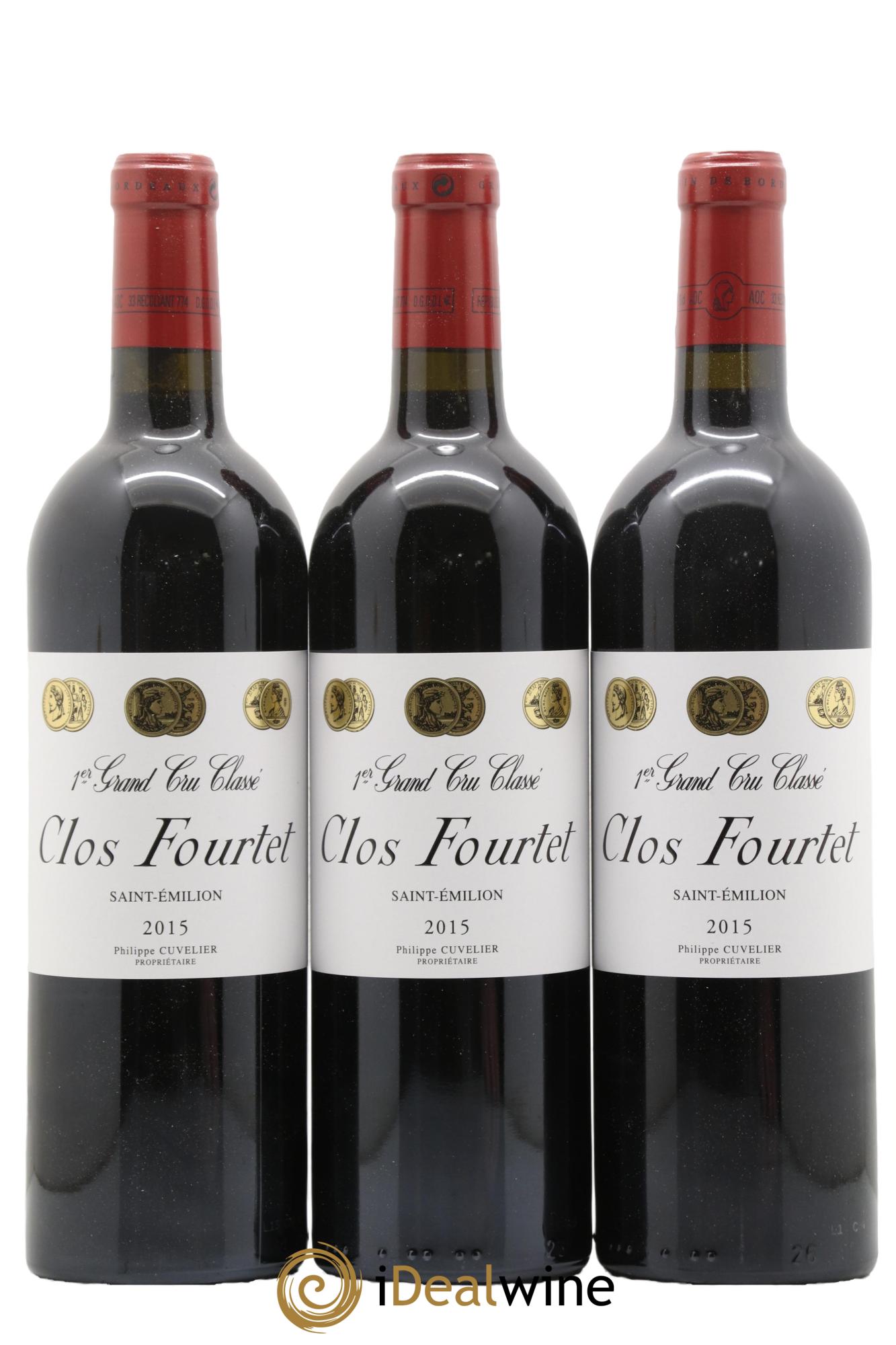 Clos Fourtet 1er Grand Cru Classé B 2015 - Lotto di 6 bottiglie - 1