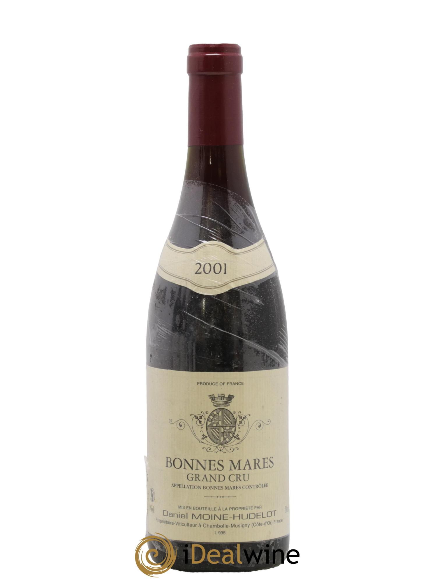 Bonnes-Mares Grand Cru Moine-Hudelot (Domaine) 2001 - Lot de 1 bouteille - 0