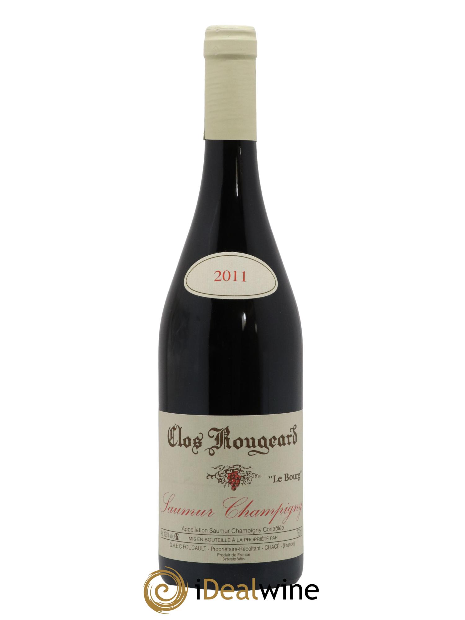 Saumur-Champigny Le Bourg Clos Rougeard 2011 - Lot de 1 bouteille - 0
