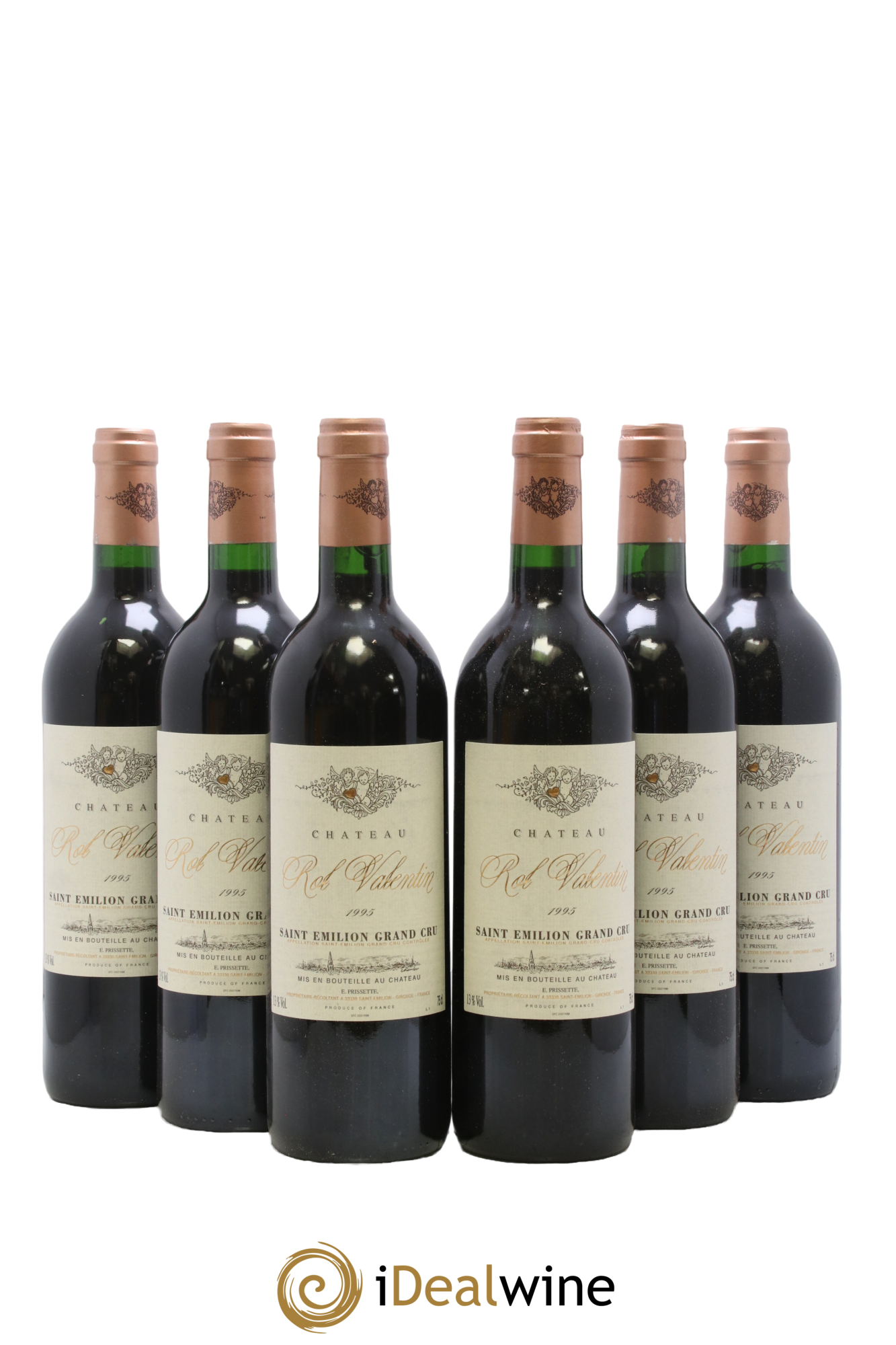 Château Rol Valentin Grand Cru Classé 1995 - Lot of 6 bottles - 0