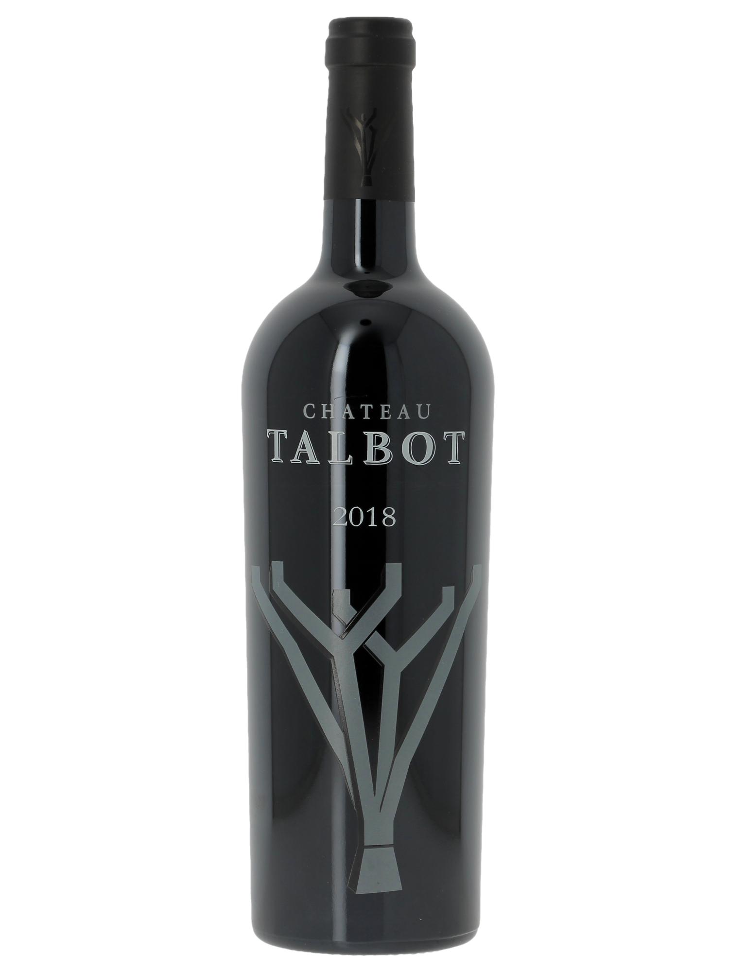 Château Talbot 4ème Grand Cru Classé 2018 - Lot de 1 bouteille - 0