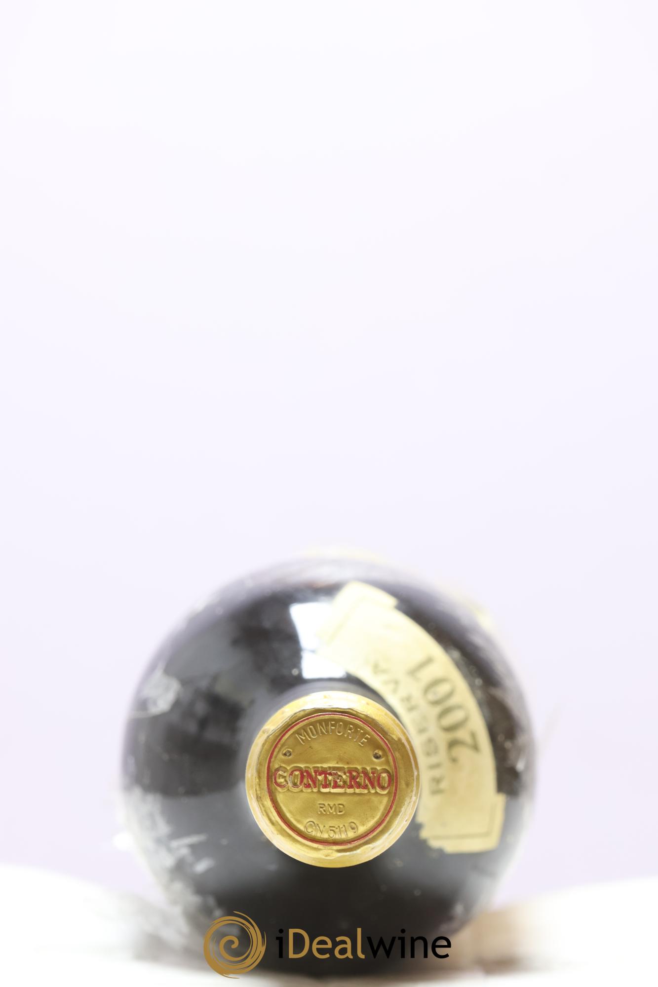 Barolo DOCG Riserva Monfortino Giacomo Conterno 2001 - Posten von 1 Flasche - 1