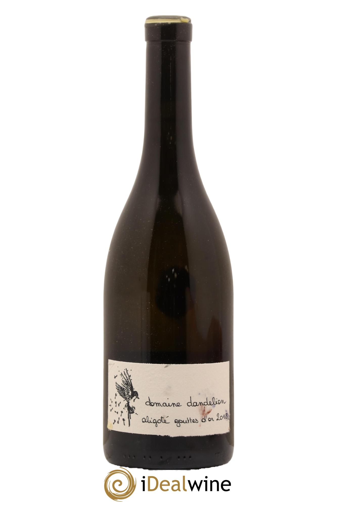 Bourgogne Aligoté Gouttes d'Or Dandelion (Domaine) 2018 - Lot de 1 bouteille - 0
