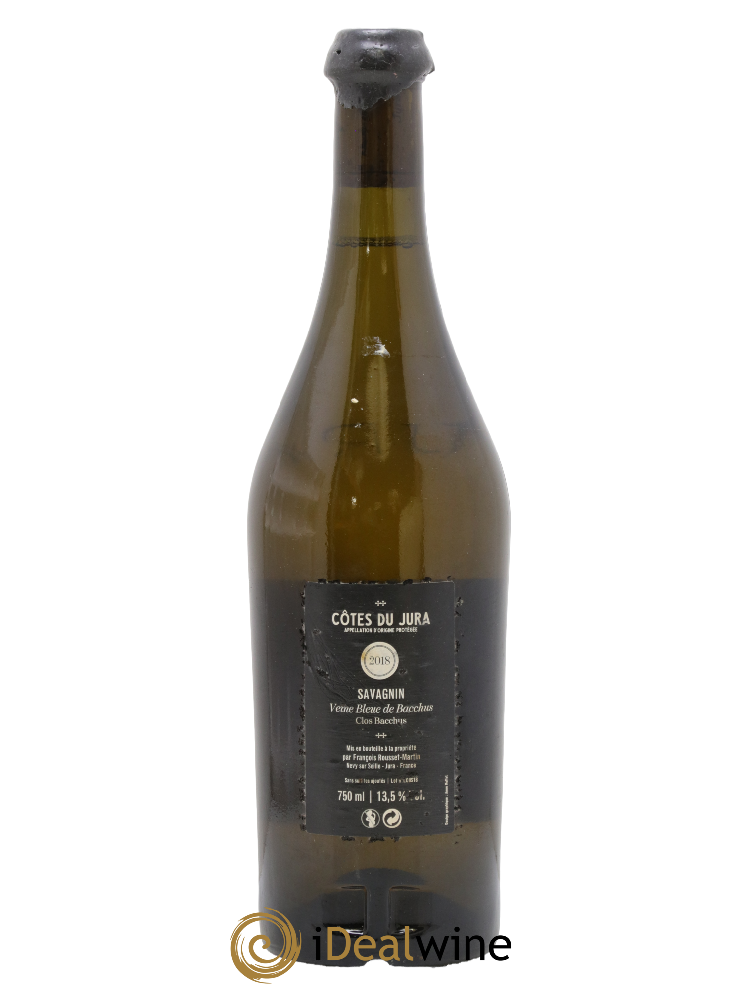 Côtes du Jura La Veine Bleue de Bacchus François Rousset Martin 2018 - Lotto di 1 bottiglia - 1
