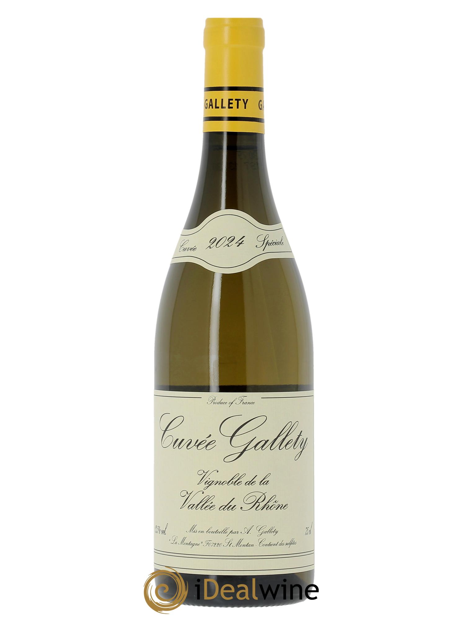 Côtes du Vivarais Blanc  Gallety (Domaine)  2024 - Lot de 1 bouteille - 0