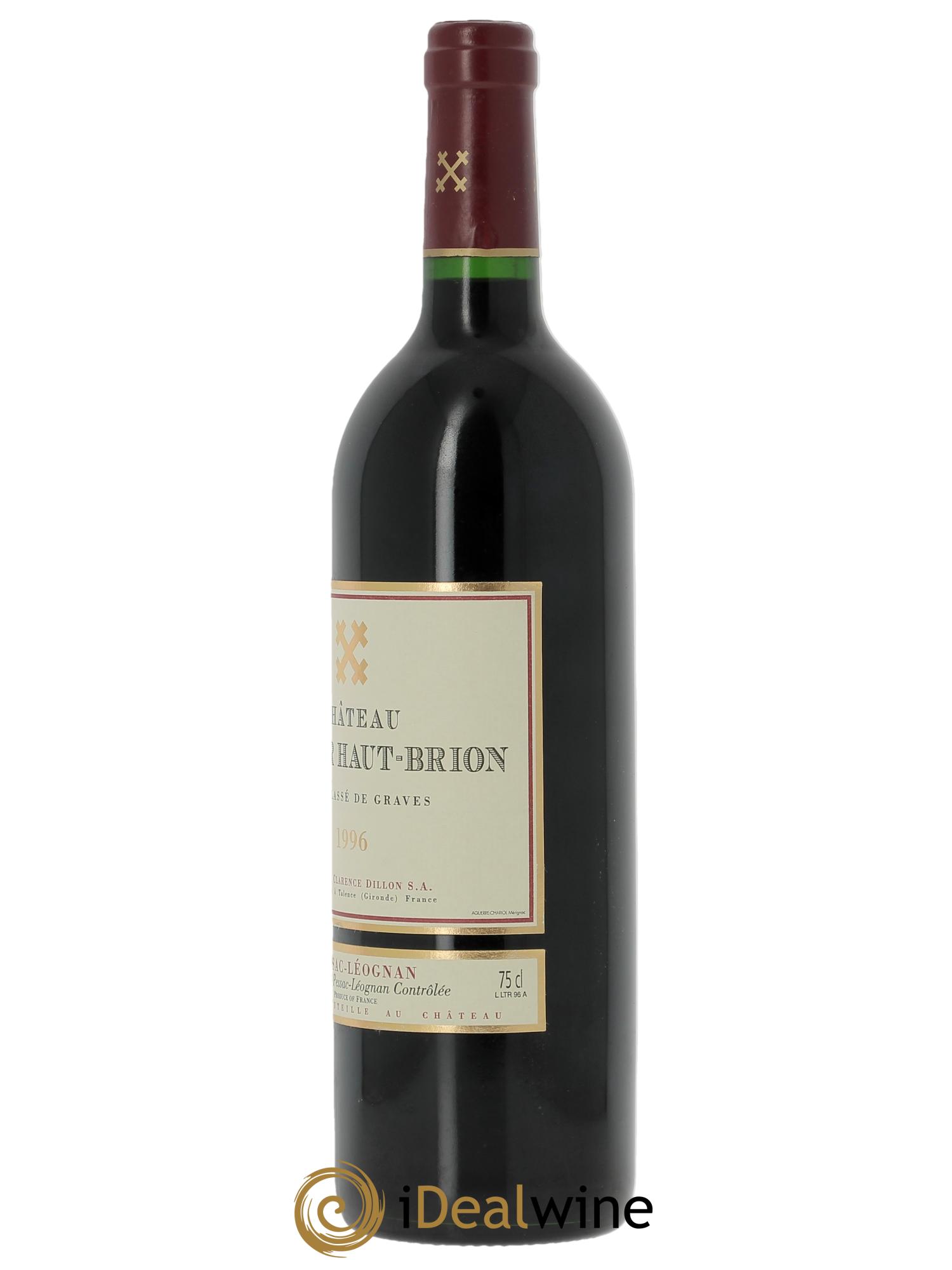 Château la Tour Haut-Brion Cru Classé de Graves 1996 - Lote de 2 botellas - 1