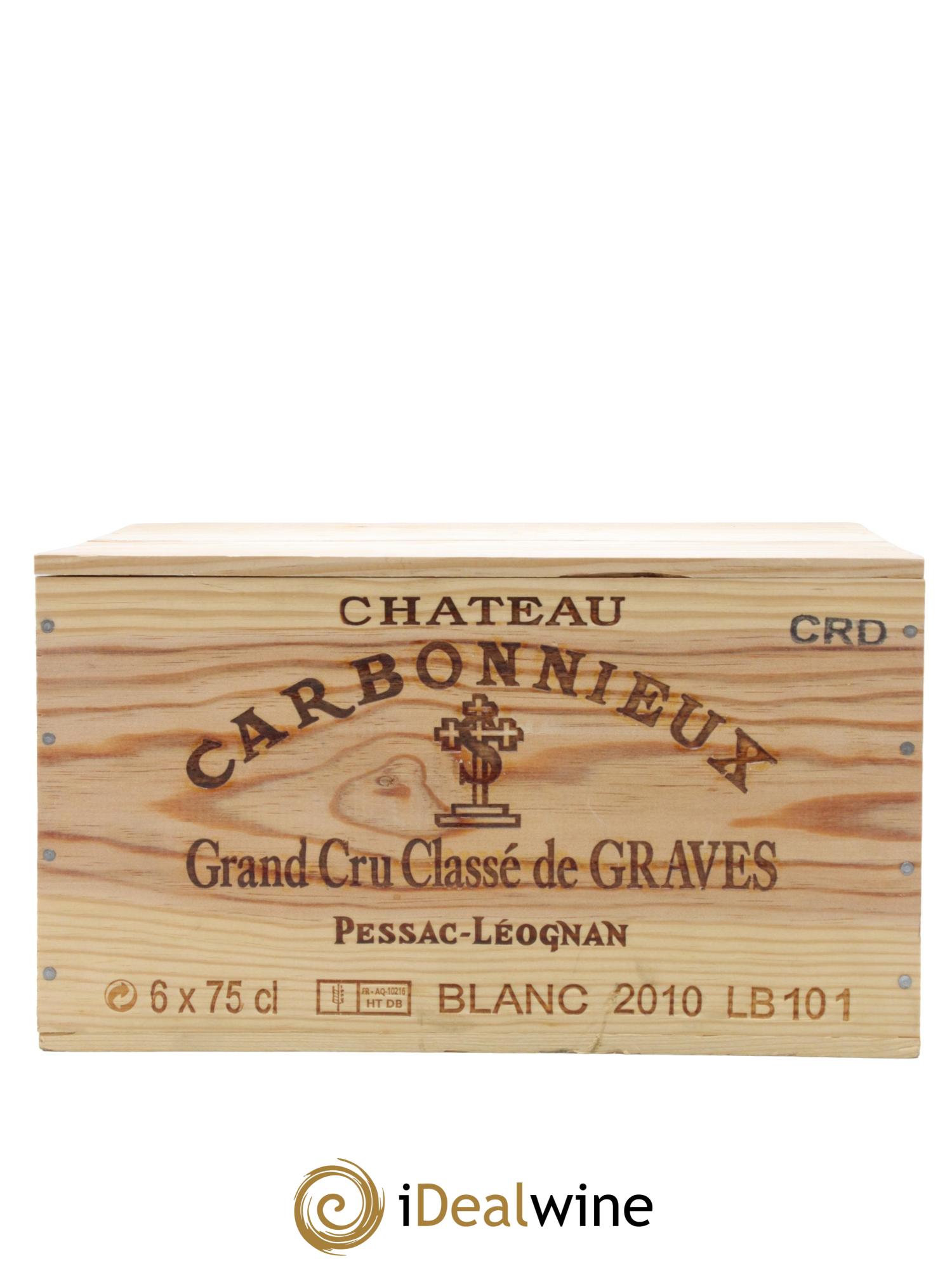 Château Carbonnieux Cru Classé de Graves 2010 - Lotto di 6 bottiglie - 1
