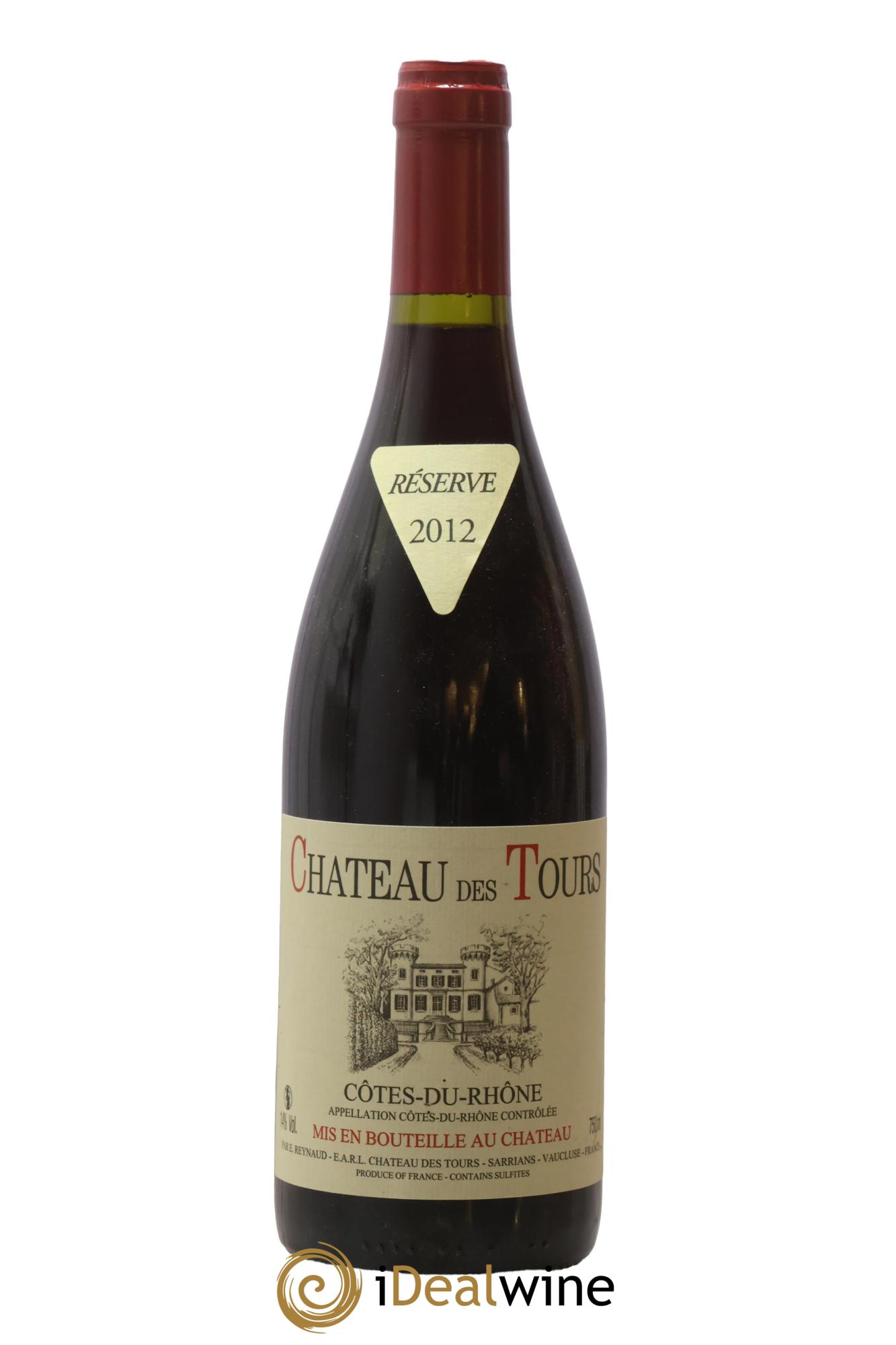 Côtes-du-Rhône Château des Tours Emmanuel Reynaud 2012 - Lot of 1 bottle - 0