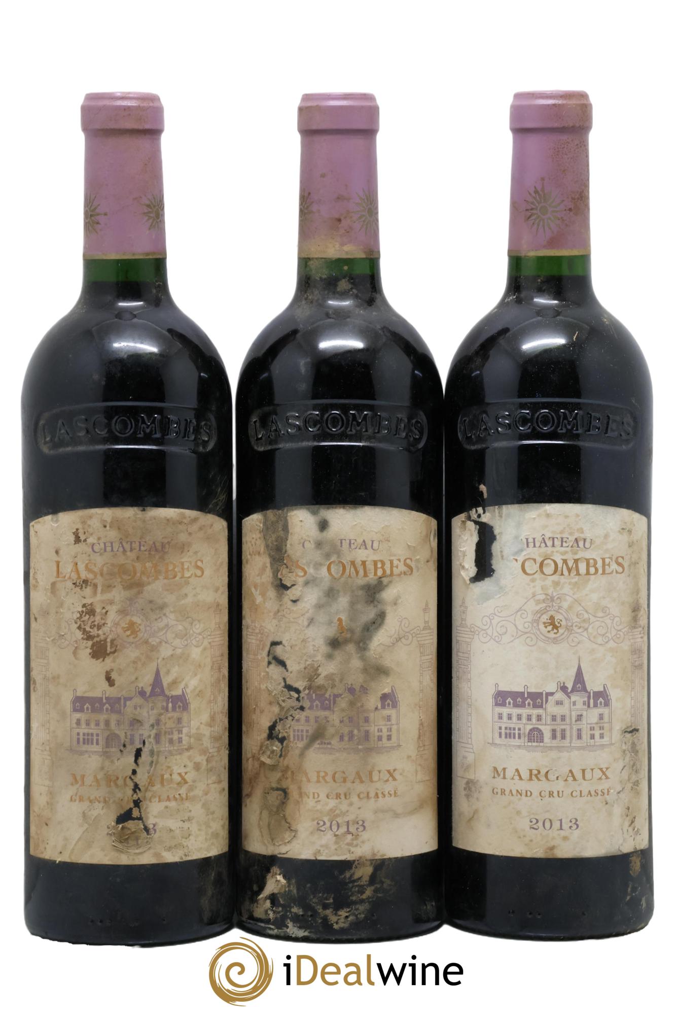 Château Lascombes 2ème Grand Cru Classé 2013 - Posten von 3 Flaschen - 0