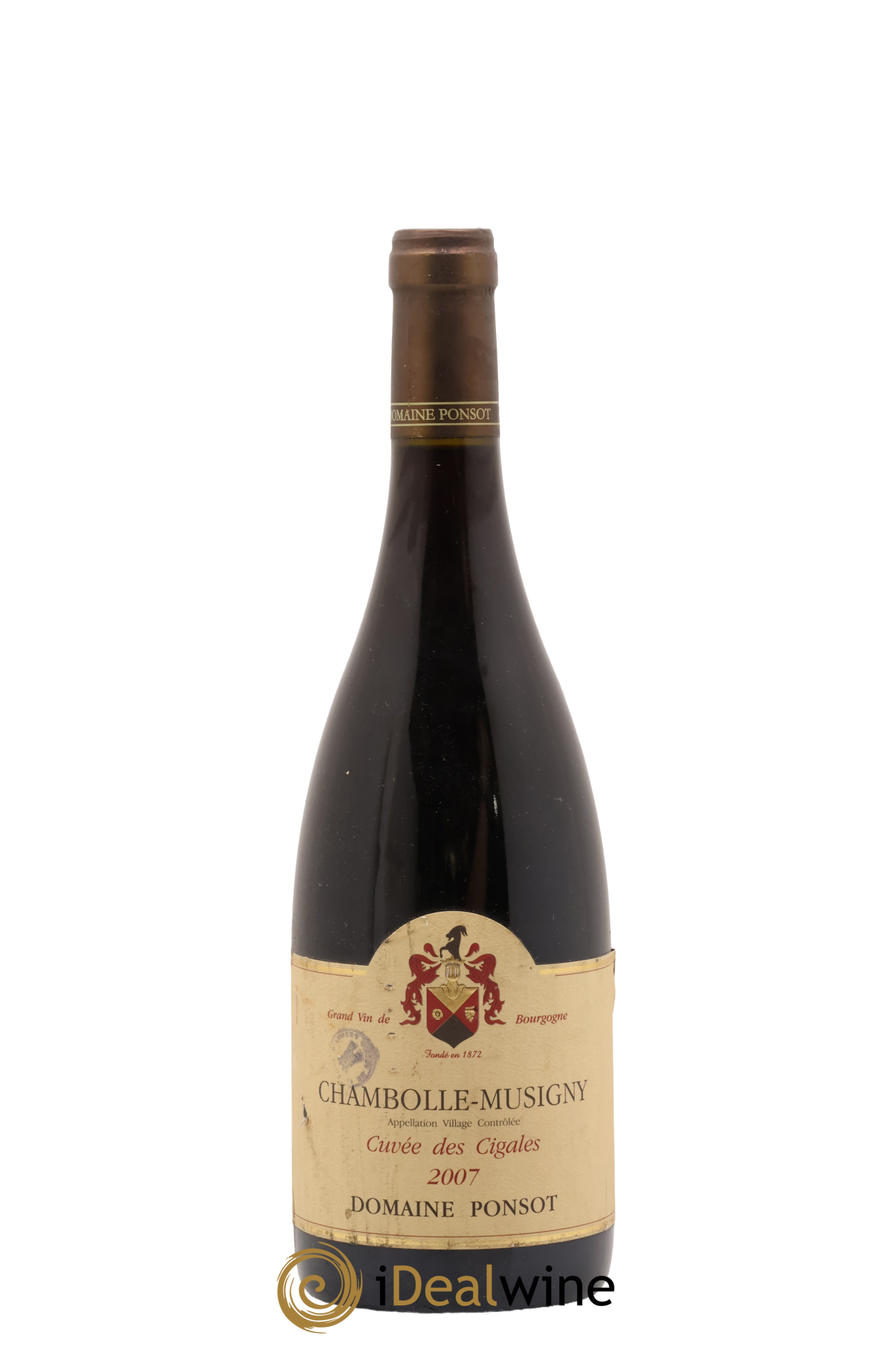 Chambolle-Musigny Cuvée des Cigales Ponsot (Domaine) 2007 - Lot de 1 bouteille - 0
