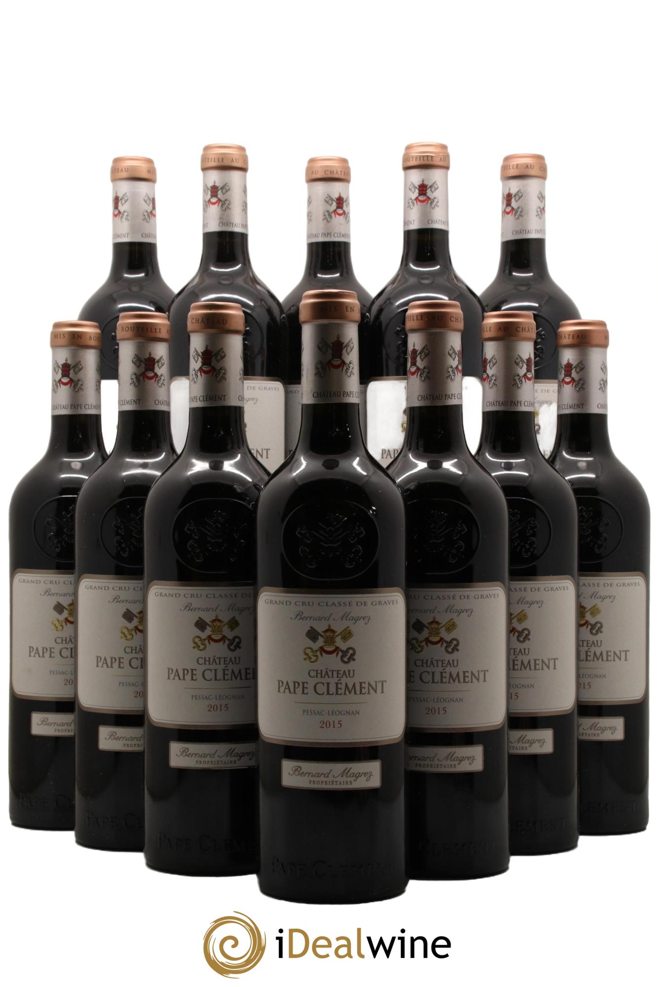 Château Pape Clément Cru Classé de Graves 2015 - Lot de 12 bouteilles - 0