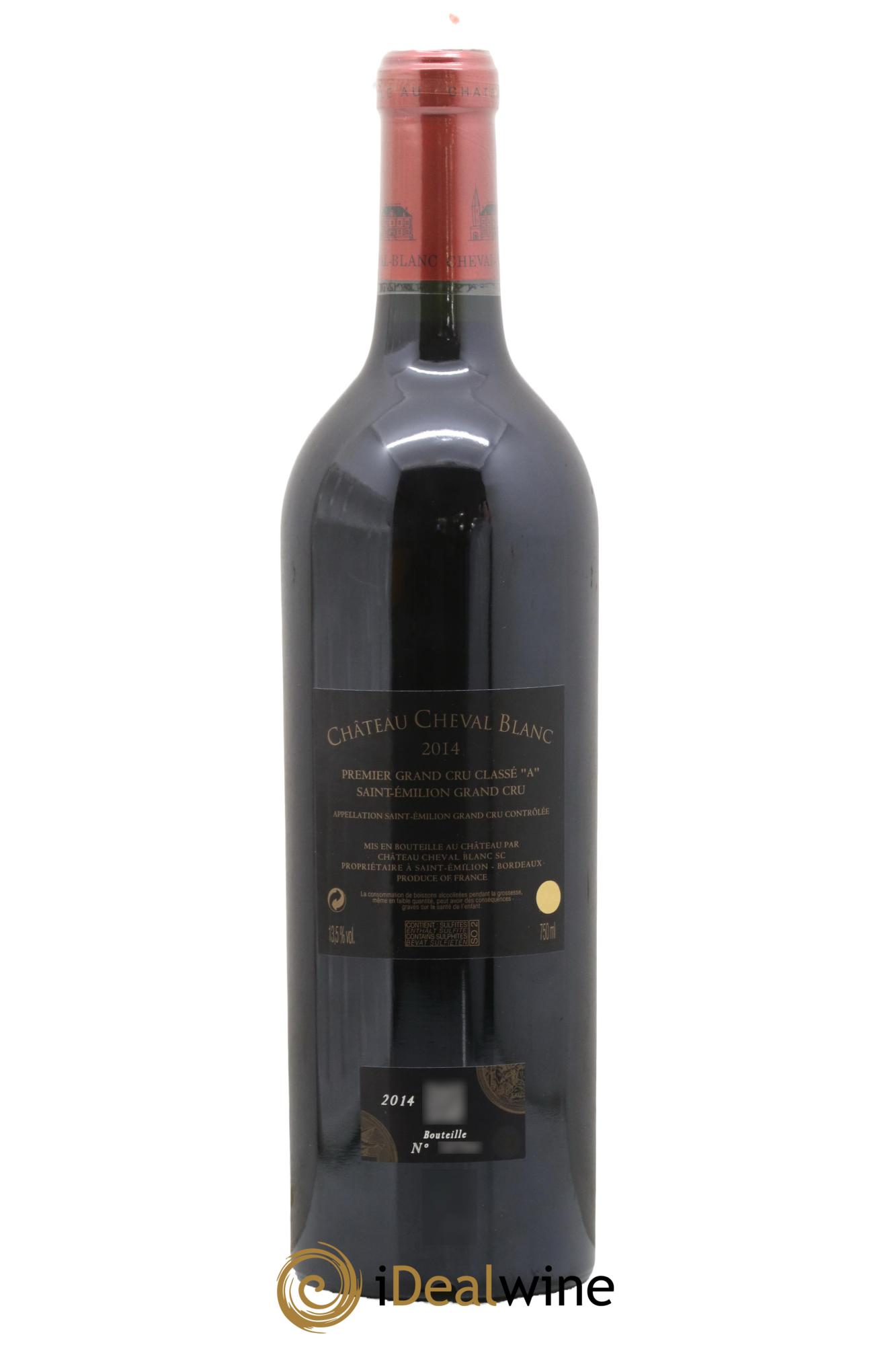 Château Cheval Blanc 1er Grand Cru Classé A 2014 - Lot de 1 bouteille - 2