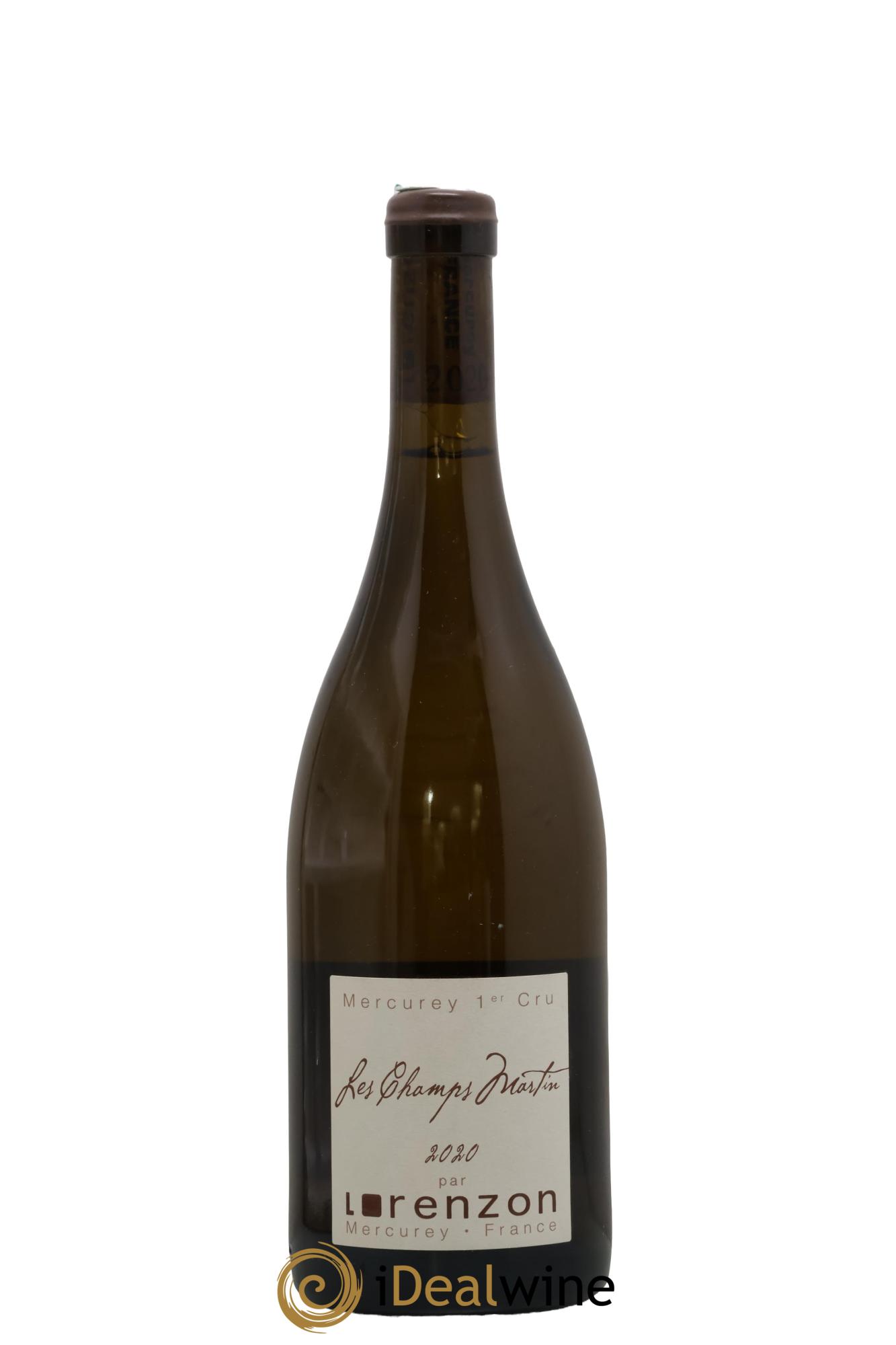 Mercurey 1er Cru Les Champs Martin Bruno Lorenzon 2020 - Lot de 1 bouteille - 0