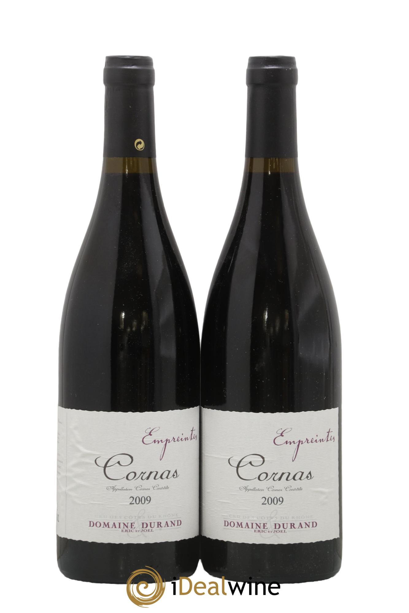 Cornas Les Empreintes Domaine Durand 2009 - Lot de 2 bouteilles - 0