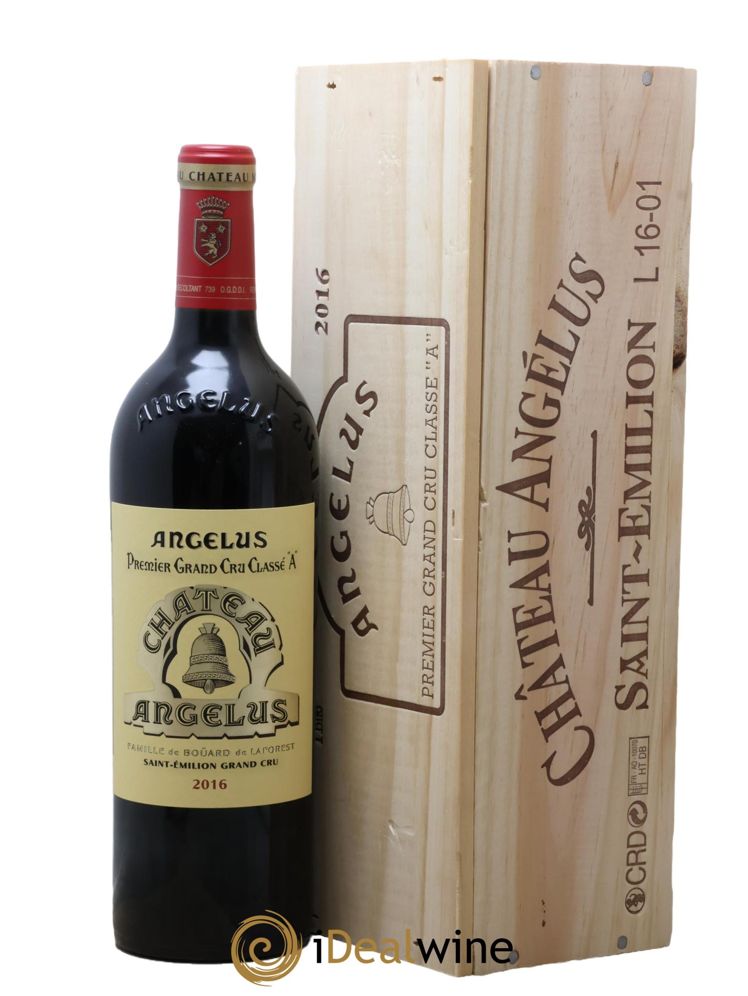 Château Angélus 1er Grand Cru Classé A  2016 - Lot de 1 bouteille - 1