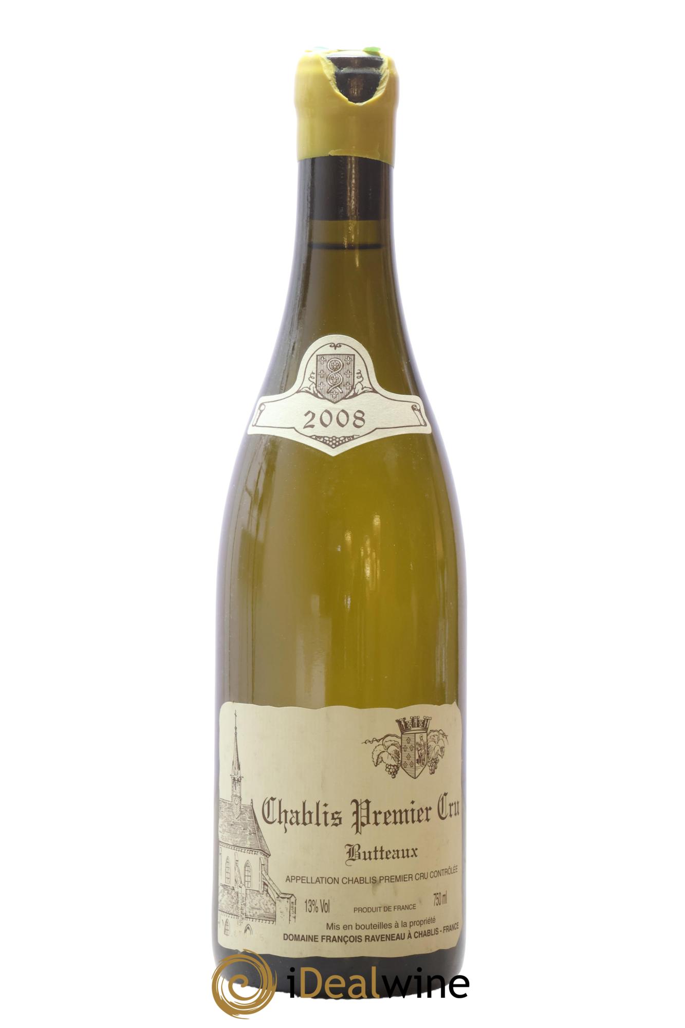 Chablis 1er Cru Butteaux Raveneau (Domaine) 2008 - Lot de 1 bouteille - 0