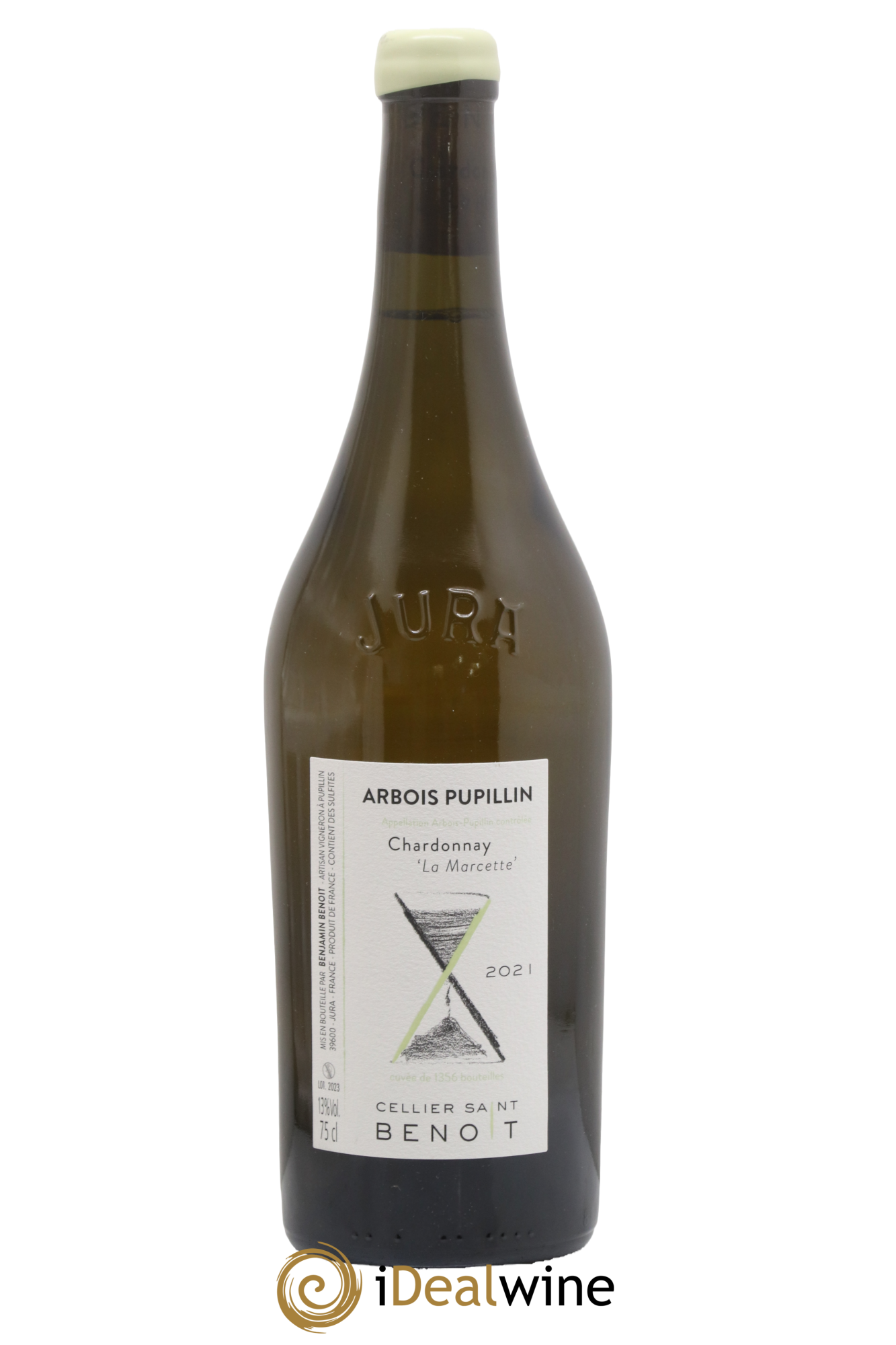 Arbois-Pupillin La Marcette Cellier Saint Benoît 2021 - Lotto di 1 bottiglia - 0