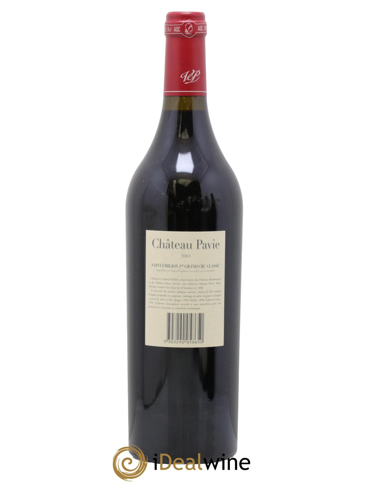 Château Pavie 1er Grand Cru Classé A 2001 - Posten von 1 Flasche - 1