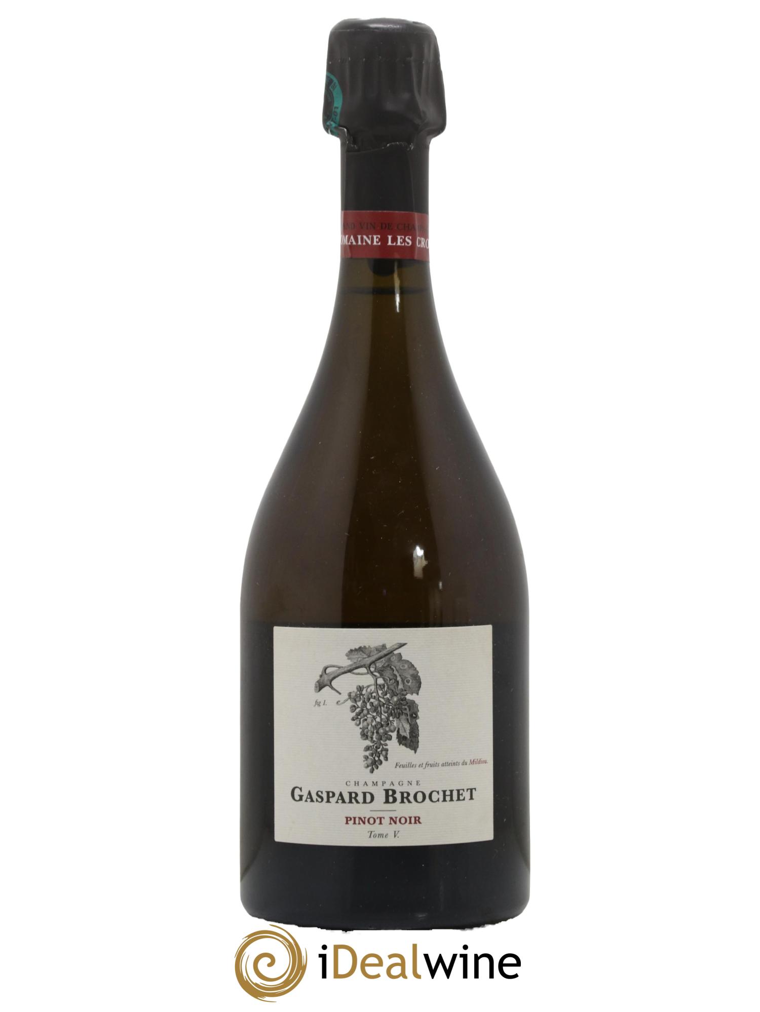 Champagne Pinot Noir Tome V Maison Gaspard Brochet 2021 - Lot de 1 bouteille - 0