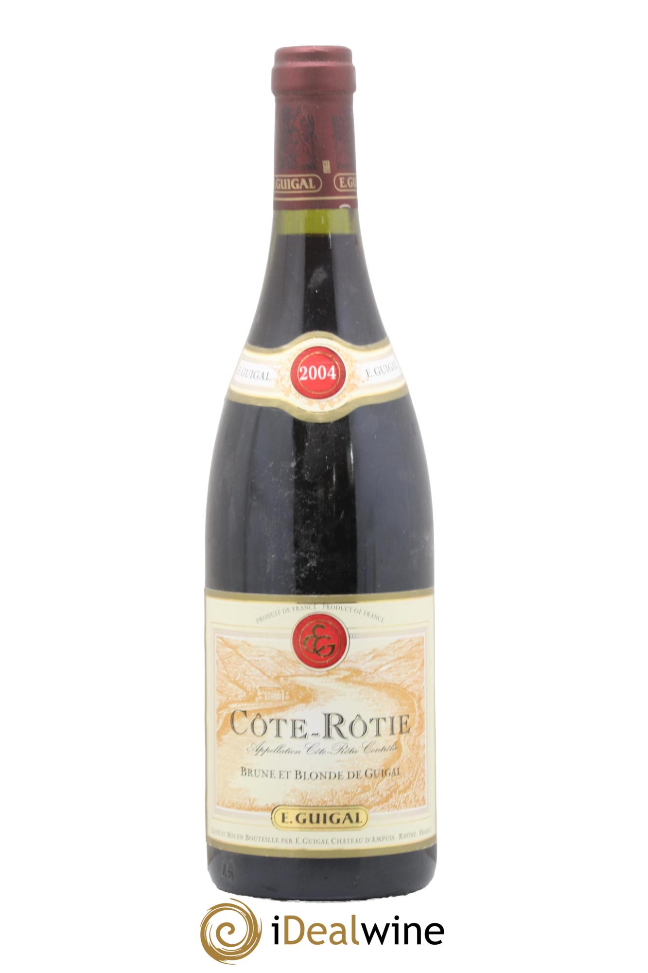 Côte-Rôtie Côtes Brune et Blonde Guigal 2004 - Lot de 1 bouteille - 0