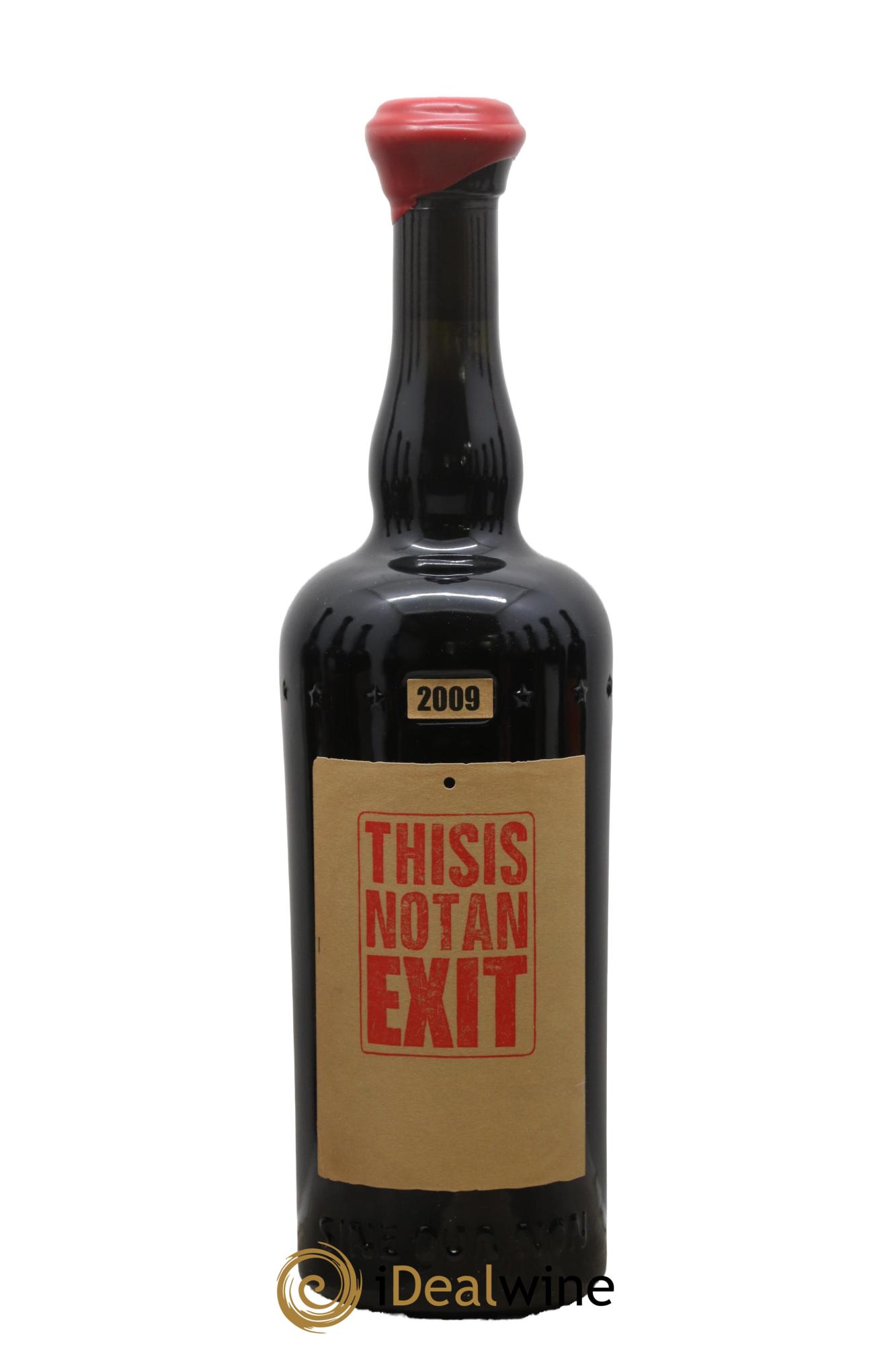 USA Santa Rita Hills Eleven Confessions This is Not An Exit Syrah Sine Qua Non 2009 - Lot de 1 bouteille - 0