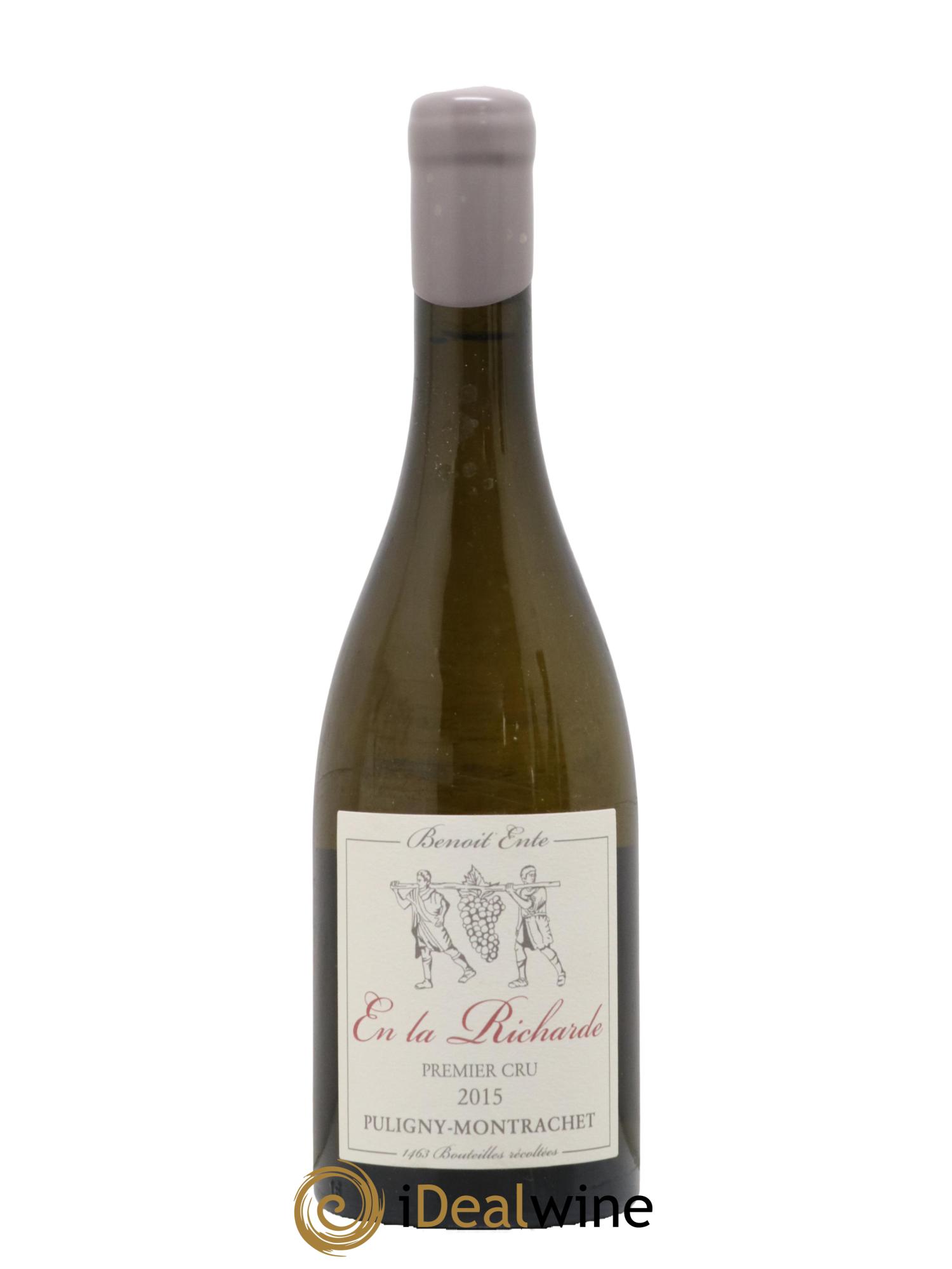 Puligny-Montrachet 1er Cru Folatières En la Richarde Benoit Ente 2015 - Lot de 1 bouteille - 0