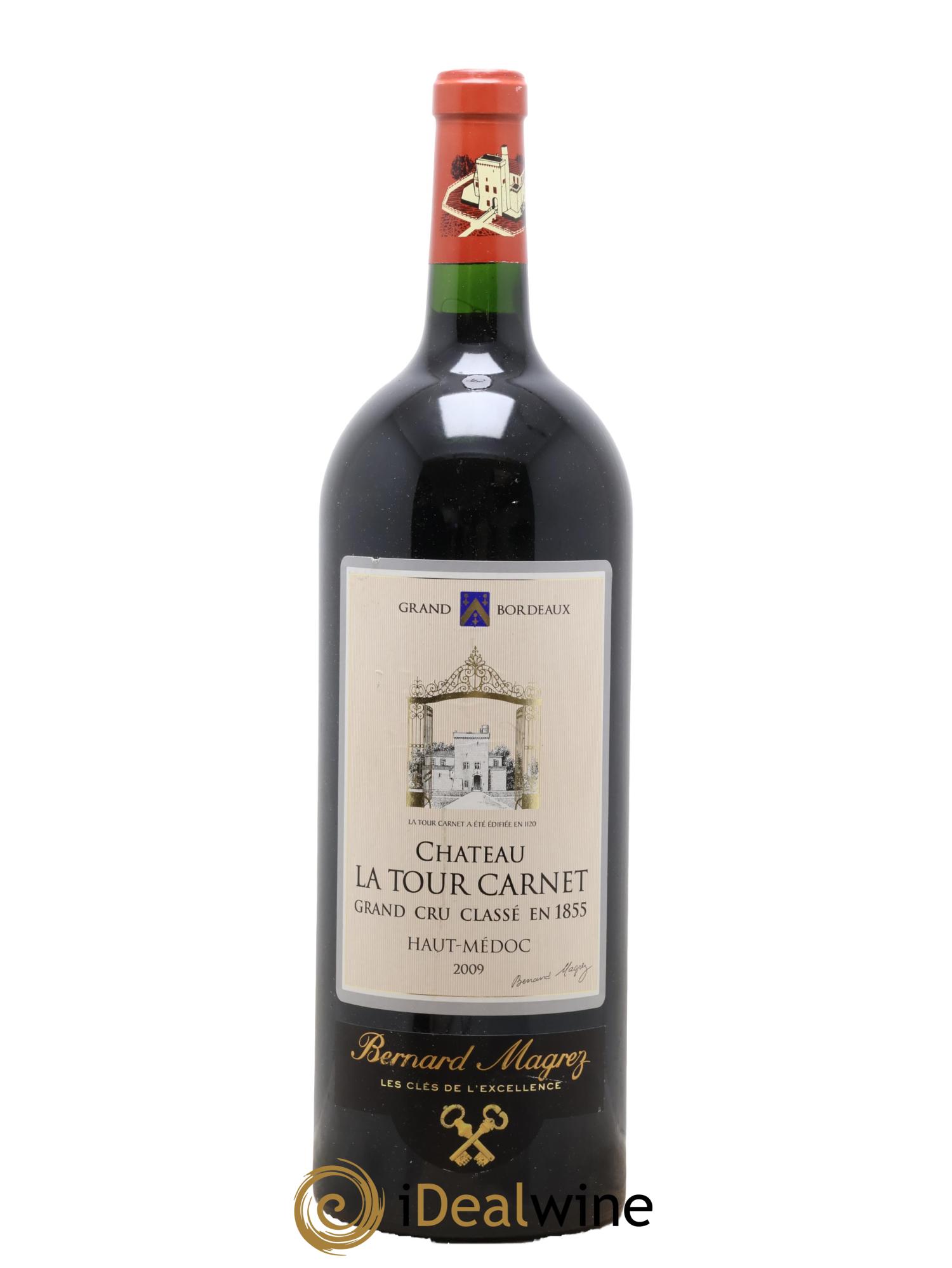 Château la Tour Carnet 4ème Grand Cru Classé 2009 - Lot of 1 magnum - 0